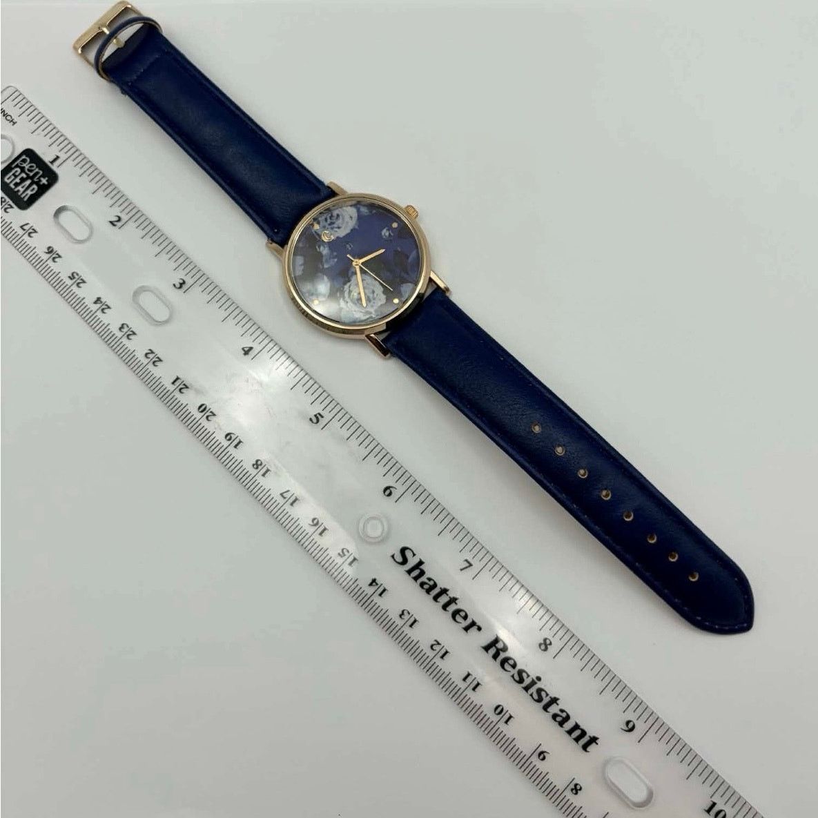 Other Gold & Blue Floral Charming Charlie Watch Size ONE SIZE - 4 Thumbnail