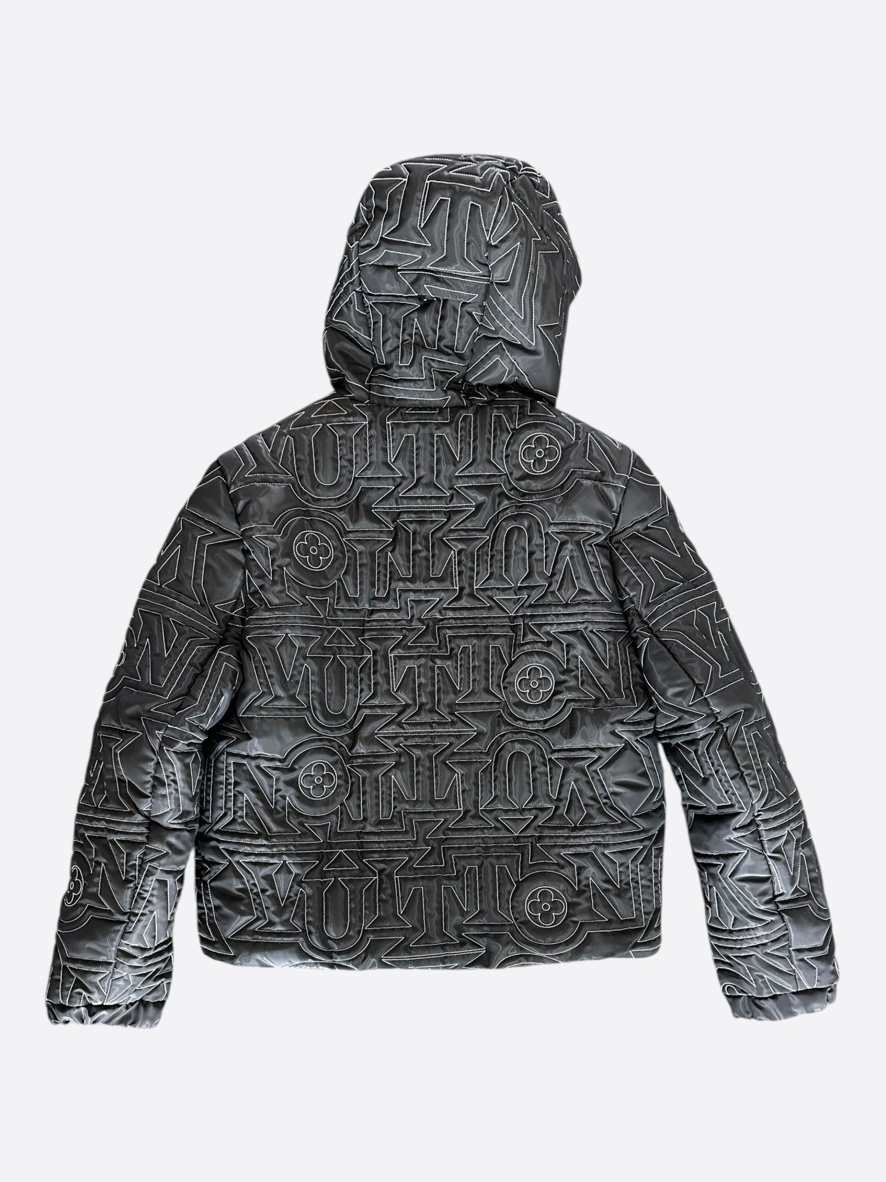 Louis Vuitton Louis Vuitton Black & White Snow Capsule Puffer Jacket Size US L / EU 52-54 / 3 - 2 Thumbnail