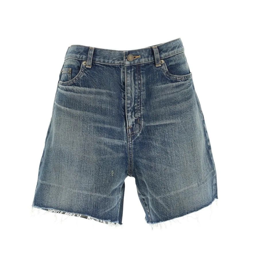 Saint Laurent Paris Saint Laurent Denim Shorts Sz 32 Size US 32 / EU 48 - 1 Thumbnail