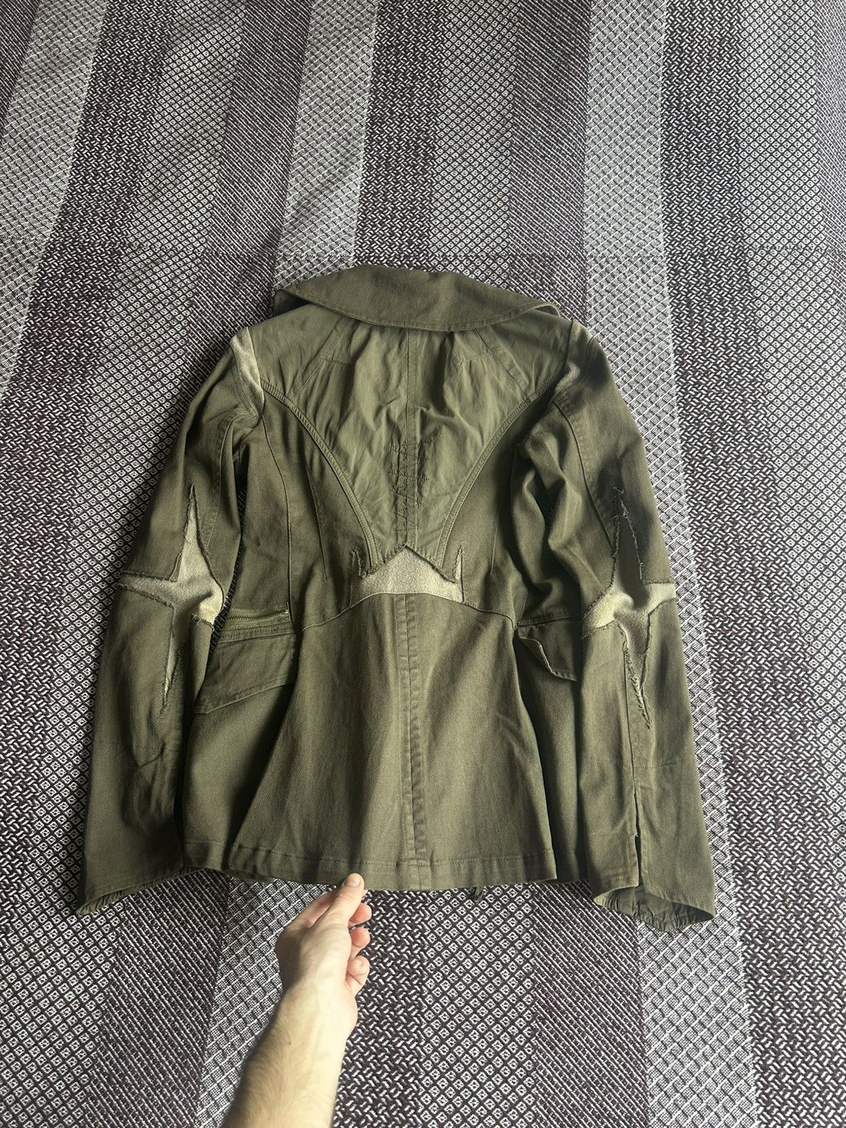 Japanese Brand × Vintage Vintage Military Style Womens Jacket Size 44 Avantgarde Rare Size M / US 6-8 / IT 42-44 - 16 Thumbnail