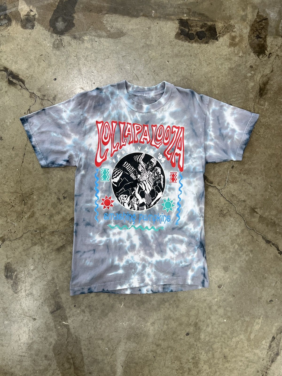 Band Tees Vintage 1994 Lollapalooza Smashing Pumpkins Tee Large Size US L / EU 52-54 / 3 - 2 Thumbnail