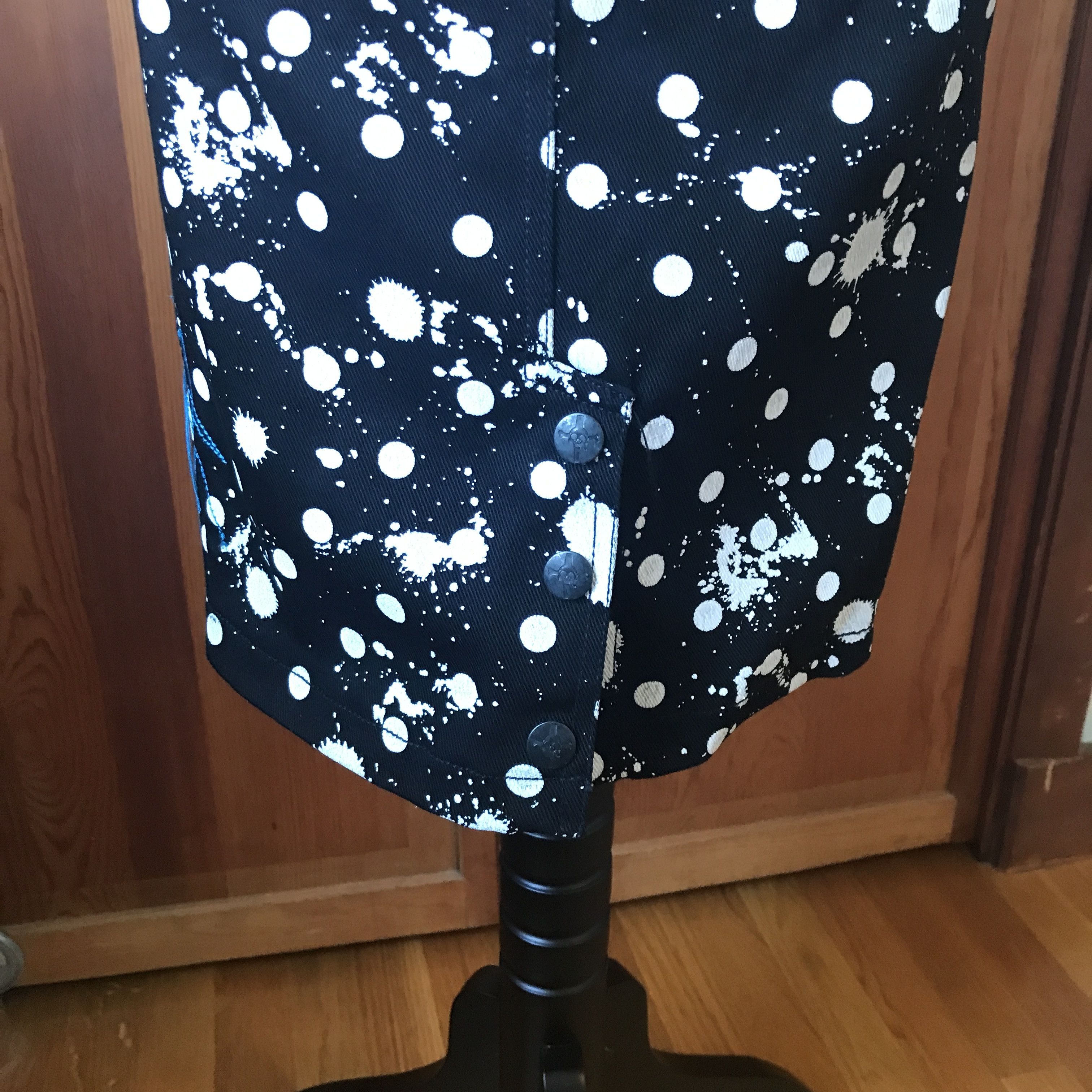 Lip Service Vintage Lip Service Polka Splatz Punk Goth Skirt XS Size 26" / US 2 / IT 38 - 6 Thumbnail