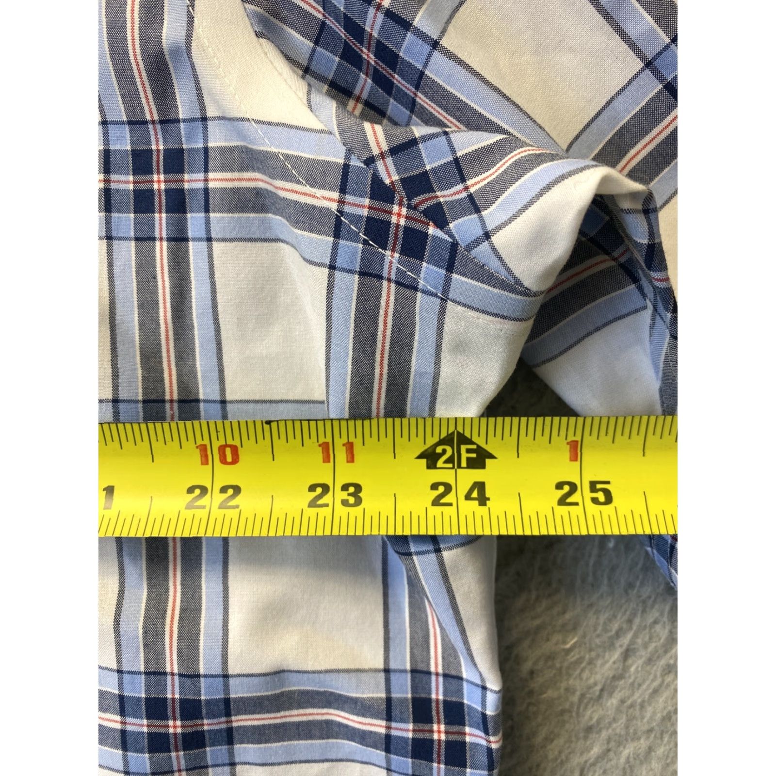 Jos. A. Bank Jos. A. Bank Men's Shirt L Woven Cotton Blend Short Sleeve Plaid Multicolor Classic Fit Button-Up Casual Formal Wedding Size US L / EU 52-54 / 3 - 5 Thumbnail