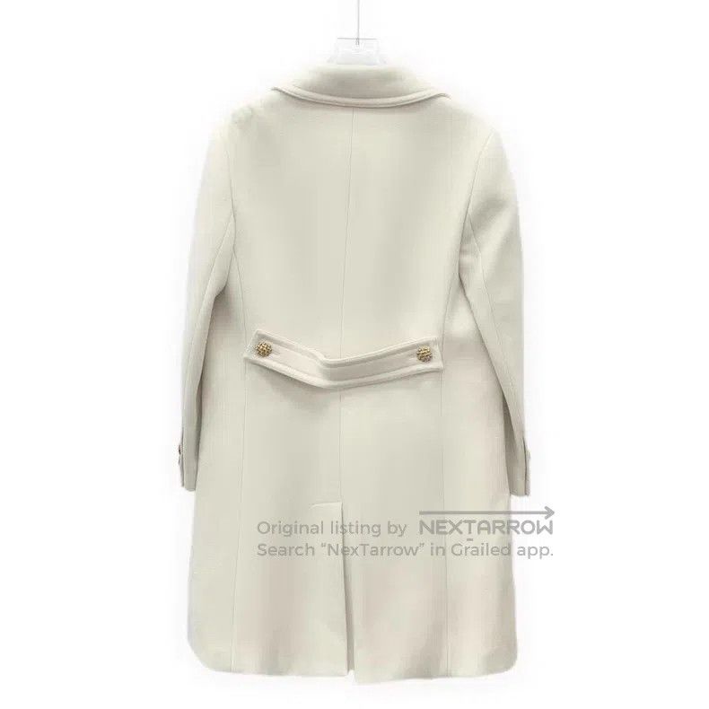 Gucci Gucci White pocket double G embroidered wool lapel single- Size M / US 6-8 / IT 42-44 - 2 Thumbnail