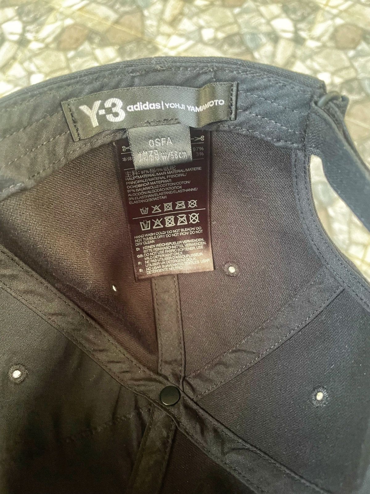 Adidas × Y-3 Y-3 Black Cap Size ONE SIZE - 6 Thumbnail