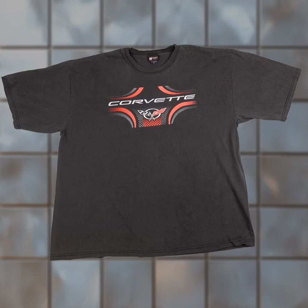 Vintage VINTAGE Corvette Shirt Mens 2XL Black Graphic Tee GM Chevrolet Chevy Racing Size US XXL / EU 58 / 5 - 1 Thumbnail