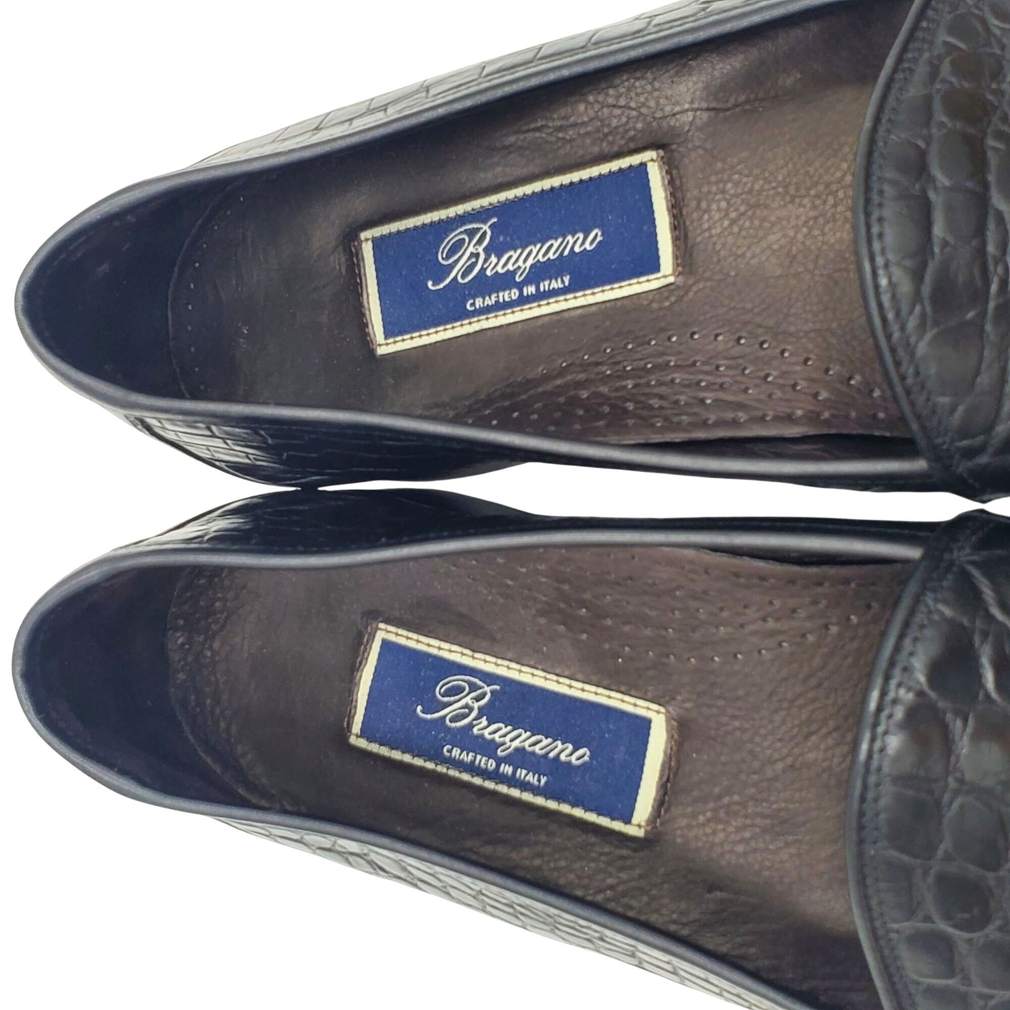 Cole Haan Italy Bragano Cole Haan Men's size 9 Black alligator crocodi Size US 9 / EU 42 - 7 Thumbnail
