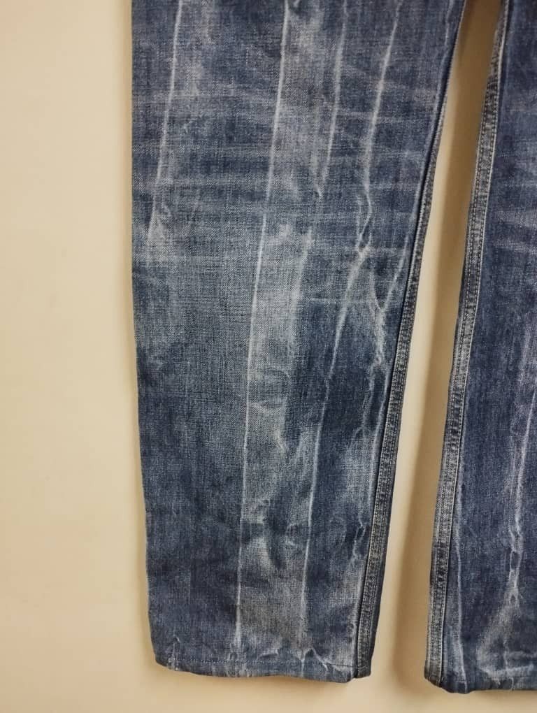 Takeo Kikuchi Japan Designer Takeo Kikuchi Leather Pocket Lightning Wash Size US 33 - 14 Thumbnail