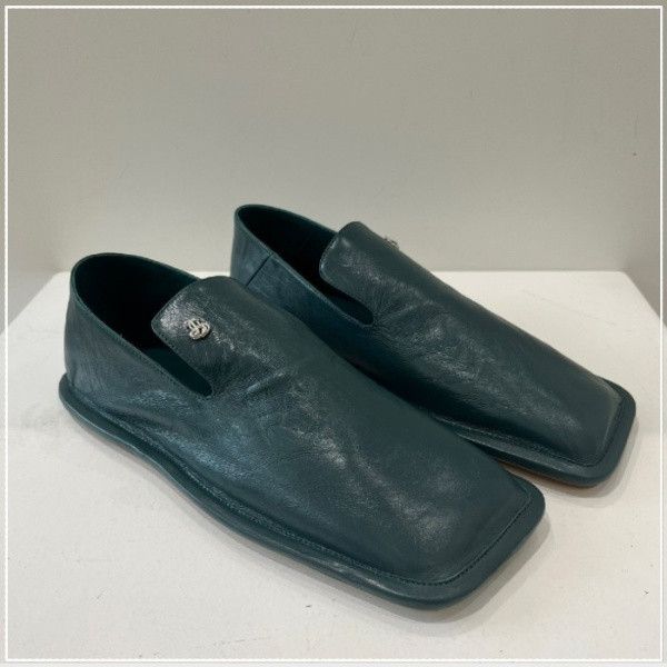 Jil Sander o1mt1gz0625 Flats Shoes in Green Size US 9 / IT 39 - 4 Thumbnail