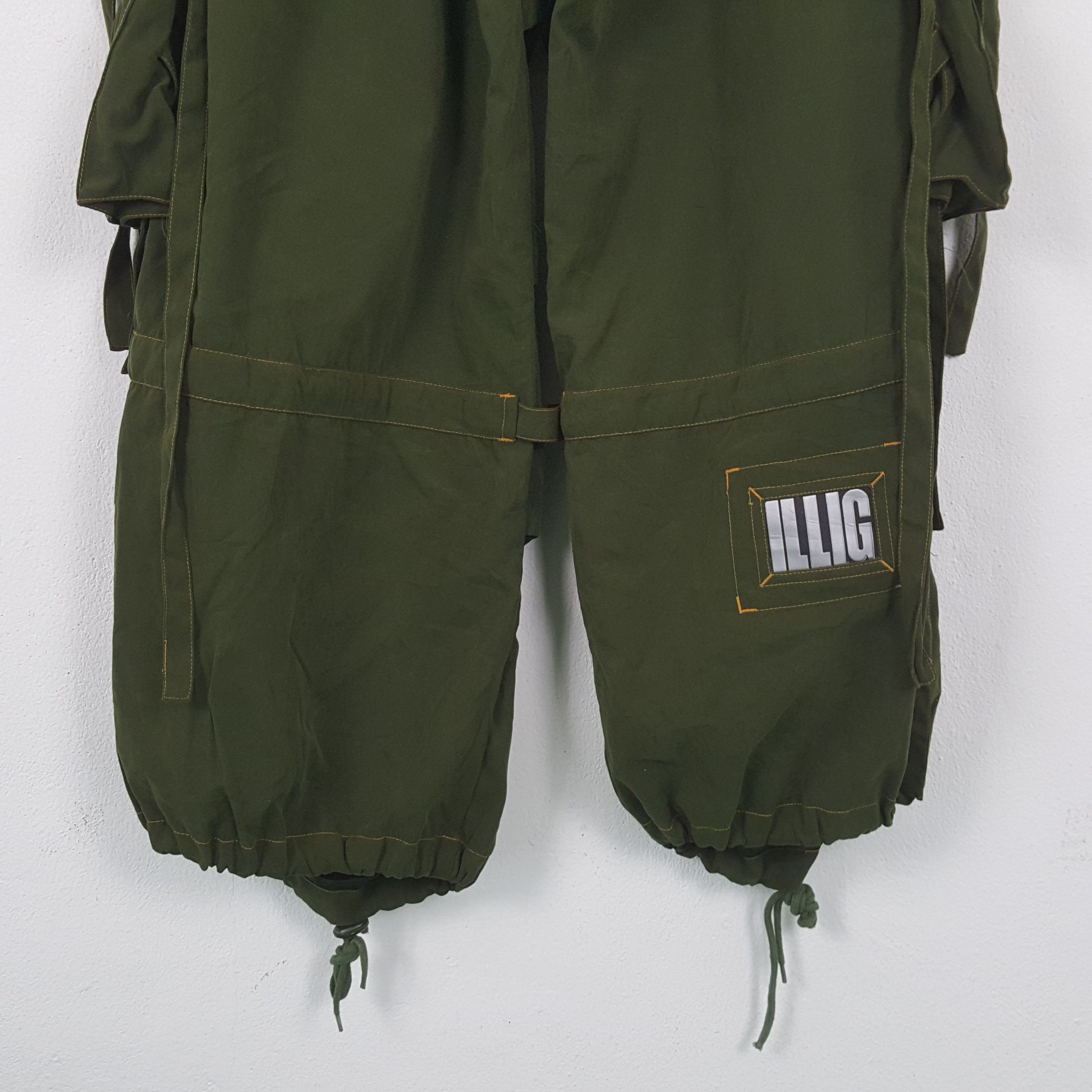 Vintage Vintage ILLIG Tactical Baggy Casual Parachute Pant RR8 Size US 33 - 6 Thumbnail