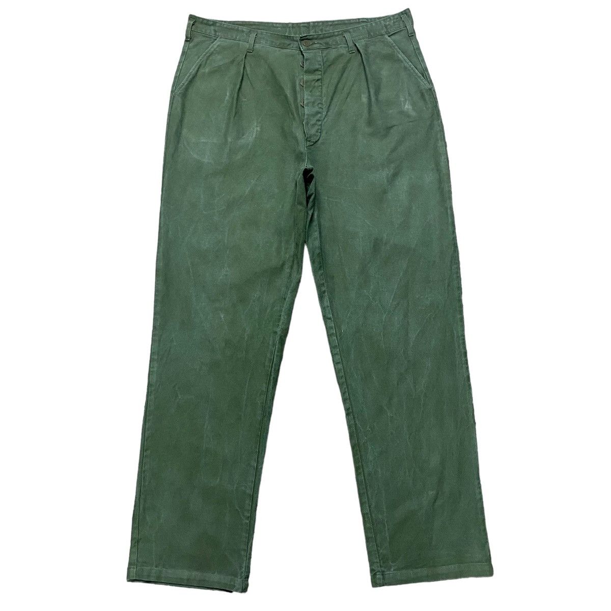 Vintage Vintage 60s C56 Swedish Army Trouser Pant Size US 38 / EU 54 - 2 Thumbnail