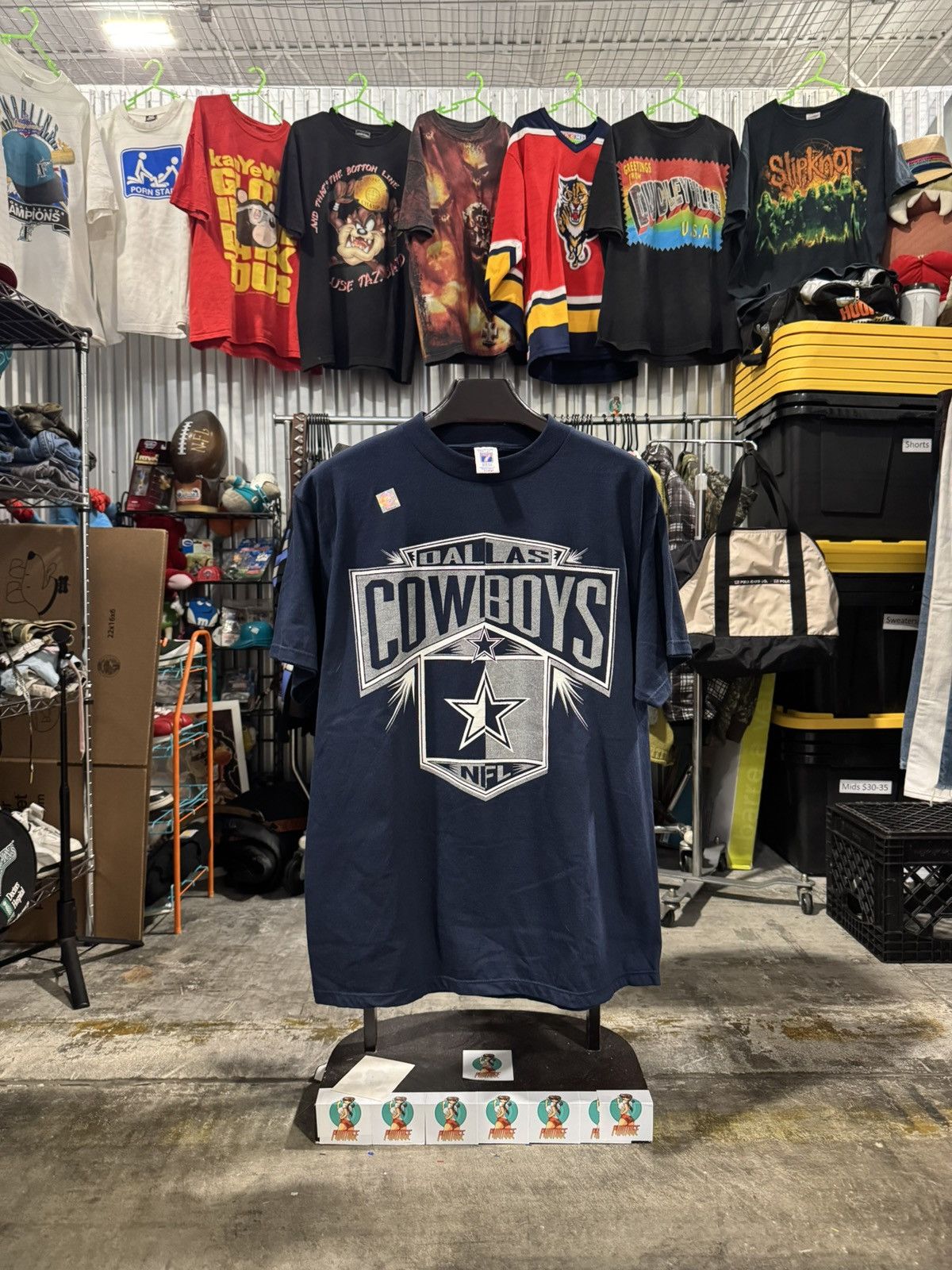 Logo 7 90s Vintage Logo 7 Dallas Cowboys Tee XL Size US XL / EU 56 / 4 - 1 Thumbnail