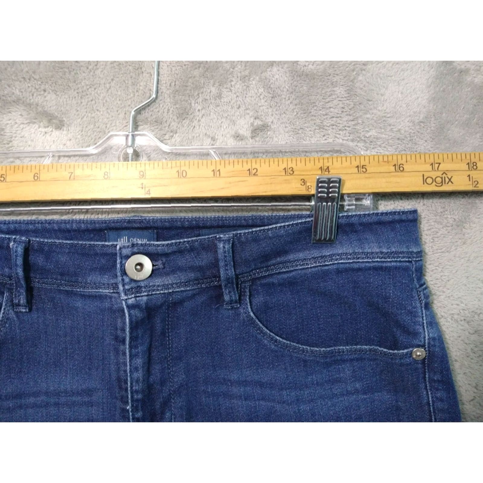 J. Jill J.Jill Jeans Women's 8 Denim Slim Ankle Stretch Mid Rise Blue Authentic Fit Size 30" / US 8 / IT 44 - 3 Thumbnail