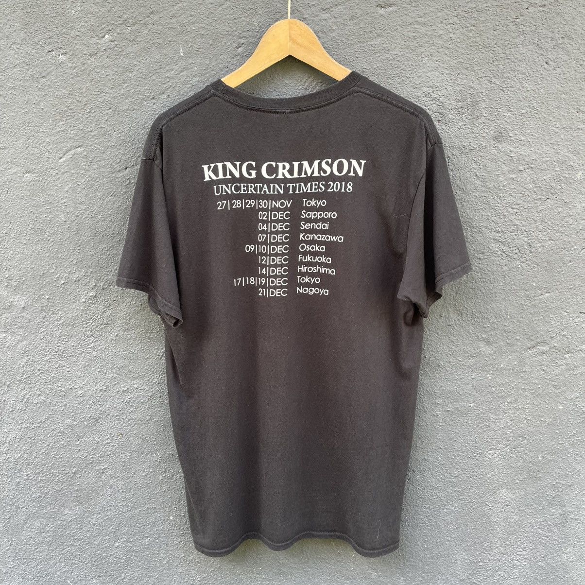Band Tees Thrashed Faded King Crimson ERD GRUNGE Band Tee Size US XL / EU 56 / 4 - 3 Thumbnail
