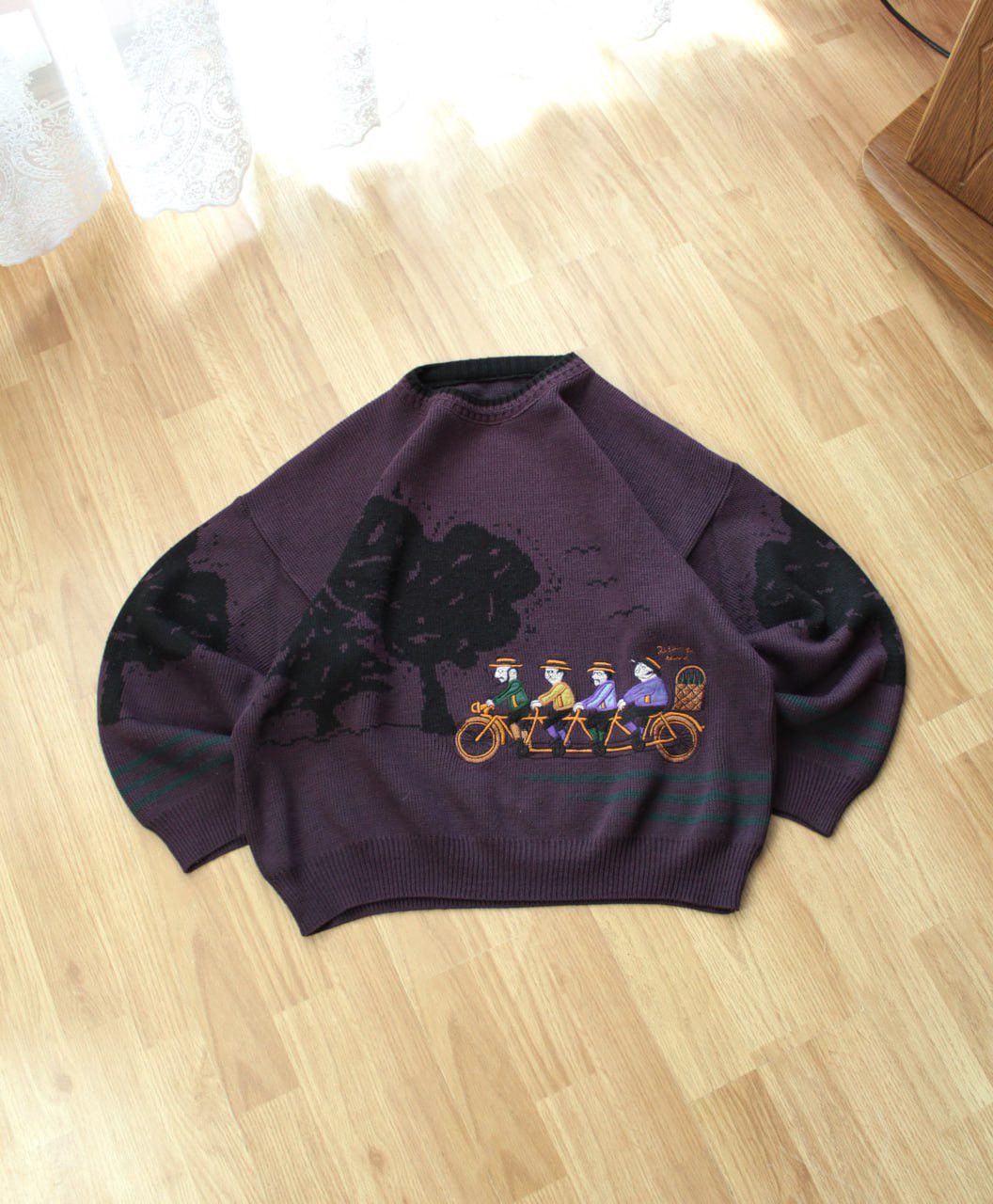Polo Ralph Lauren 🔥 90s Chief Keef Y2K Vintage Sweater Oversize Punk Art Coogi Size US S / EU 44-46 / 1 - 2 Thumbnail