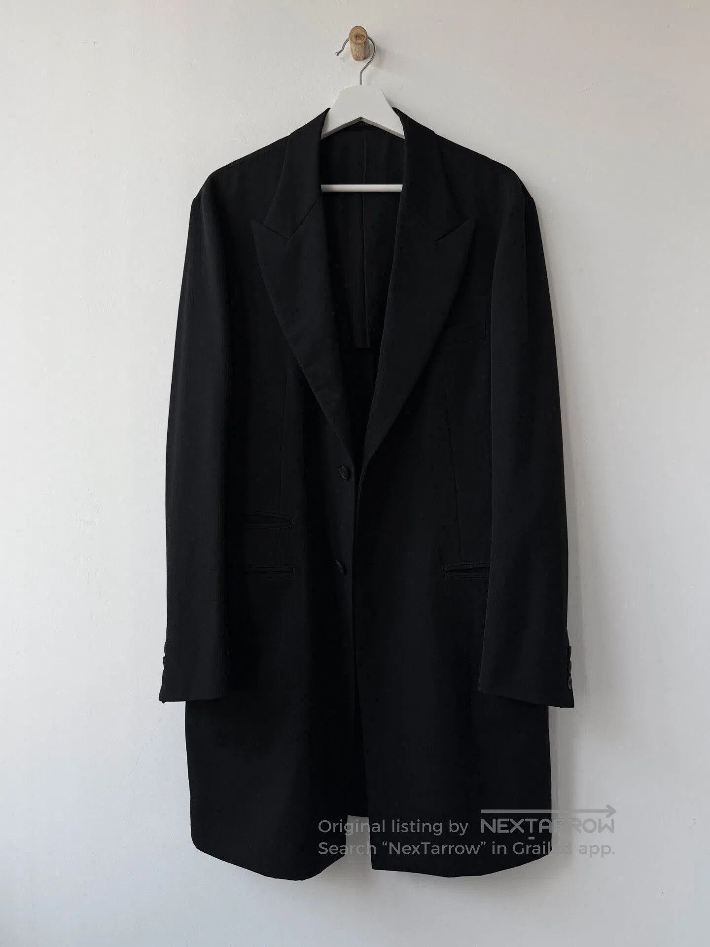 Yohji Yamamoto Yohji Yamamoto Pour Homme Black Suit Jacket. Size US M / EU 48-50 / 2 - 2 Thumbnail