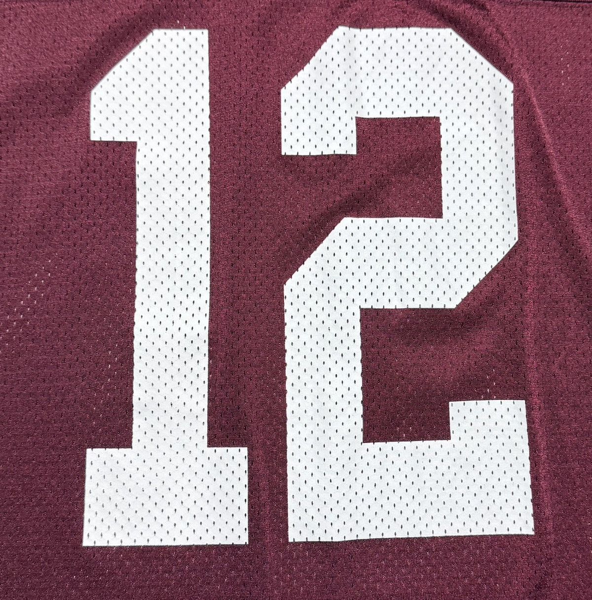 Nike Texas A&M Aggies #12 Maroon Football Jersey Nike Vintage Size US XL / EU 56 / 4 - 10 Thumbnail