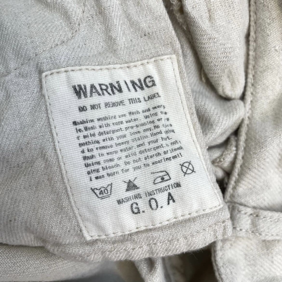 Japanese Brand Goa super flair linen pants Size US 30 / EU 46 - 4 Thumbnail
