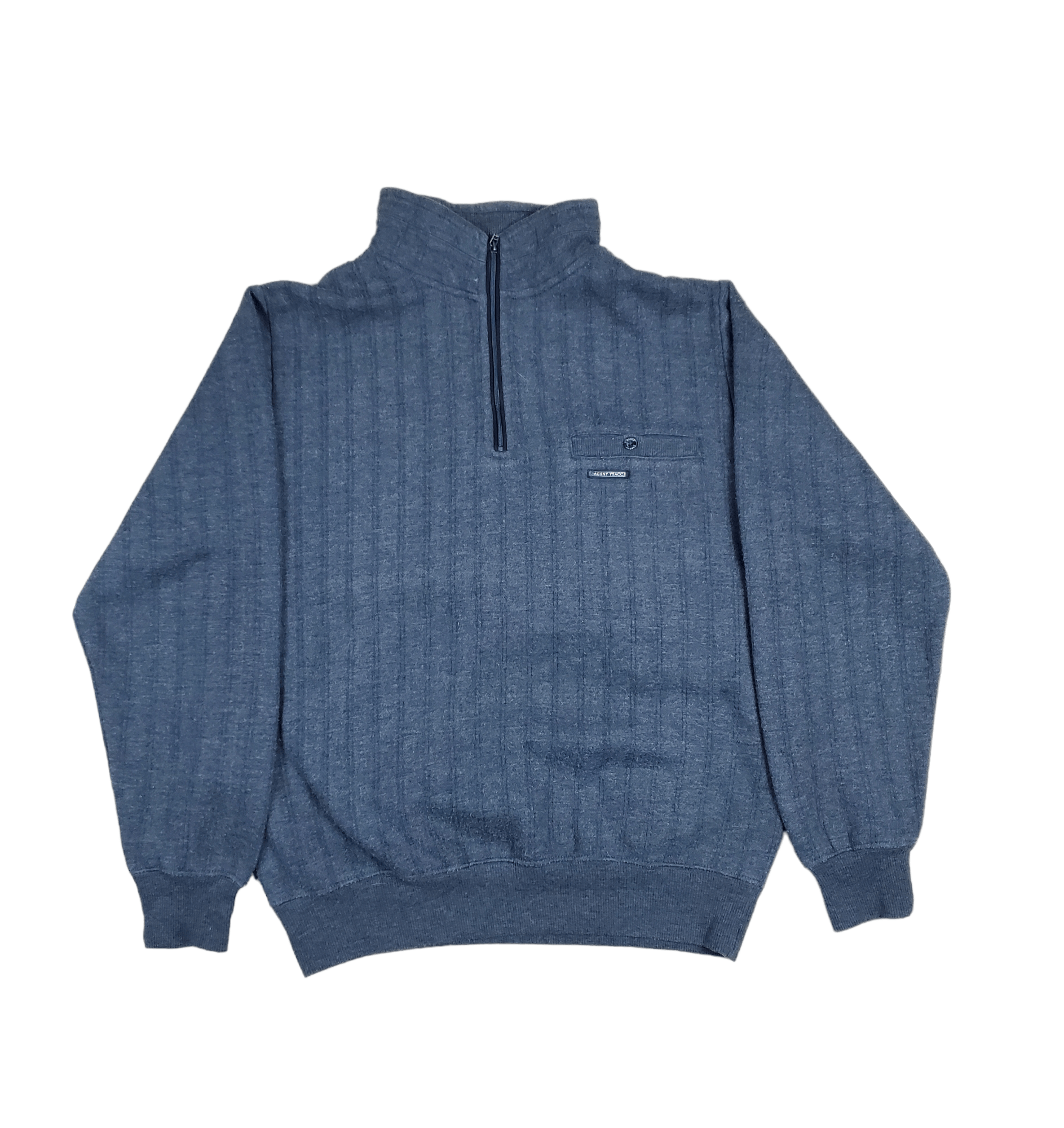 Japanese Brand × Vintage × Yohji Yamamoto Vintage Sacsny Y'Saccs Yohji Yamamoto Sweatshirt Half Zipper Size US M / EU 48-50 / 2 - 2 Thumbnail