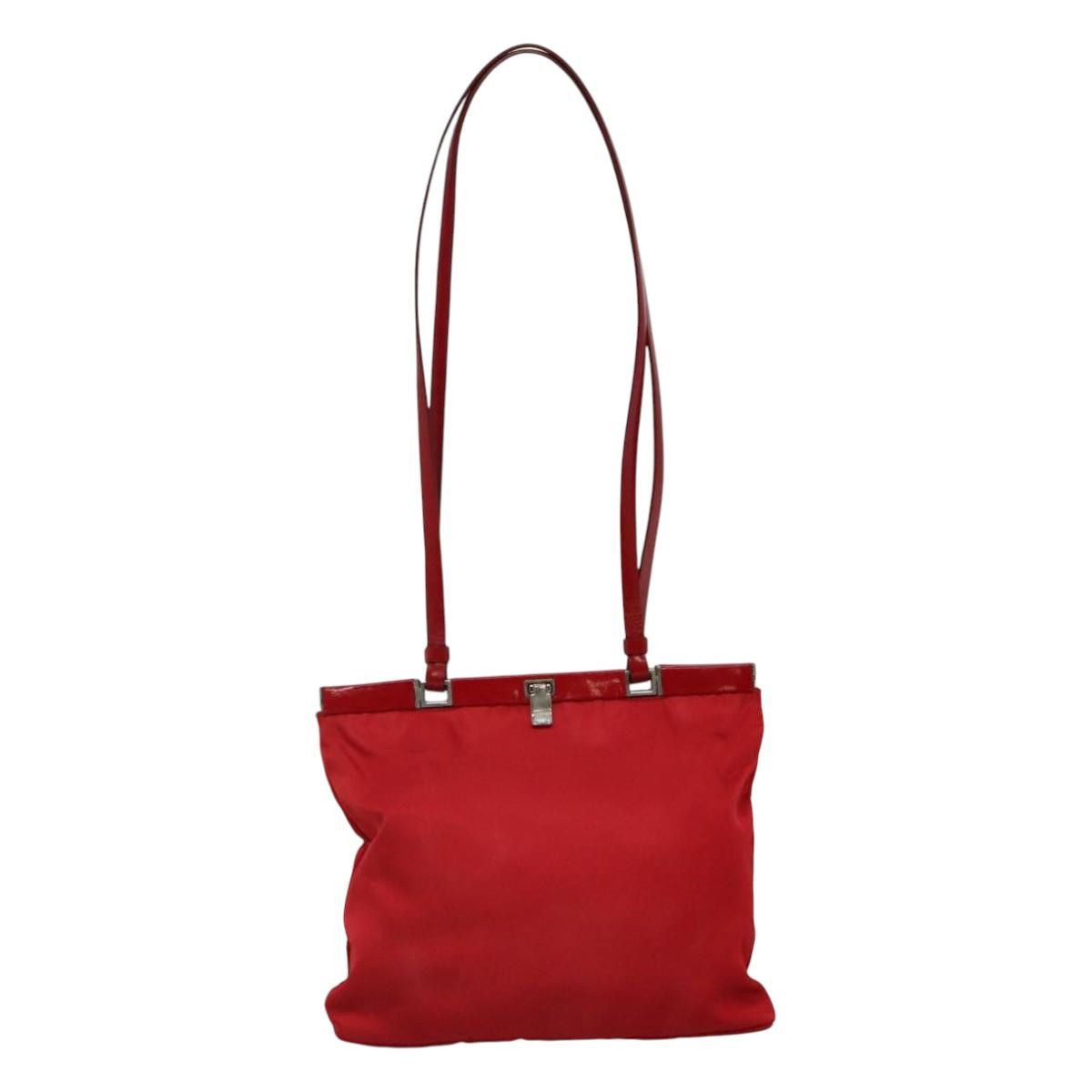 Prada Red Synthetic Shoulder Bag (Pre-Owned) Size ONE SIZE - 1 Thumbnail