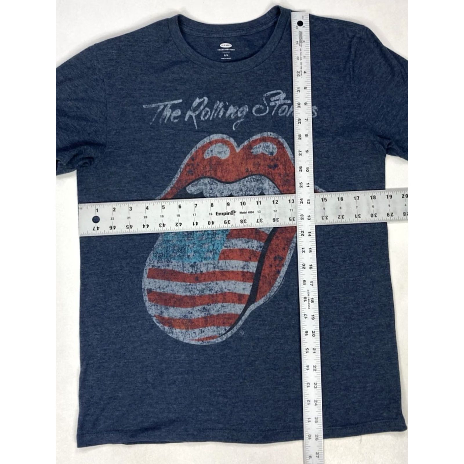 Old Navy VINTAGE The Rolling Stones US Tour 1978 Retro Graphic T-shirt Men Small Blue Music Size US S / EU 44-46 / 1 - 6 Thumbnail
