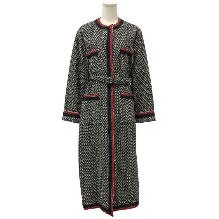 Gucci Gucci Herringbone Wool Blend Coat Size 42 Size M / US 6-8 / IT 42-44 - 1 Thumbnail