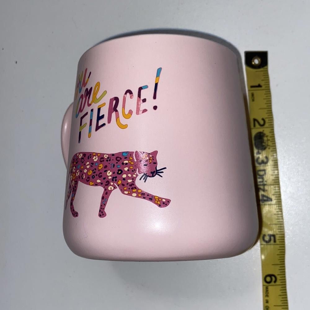 Designer "You Are Fierce” Leopard Coffee Mug Size ONE SIZE - 5 Thumbnail