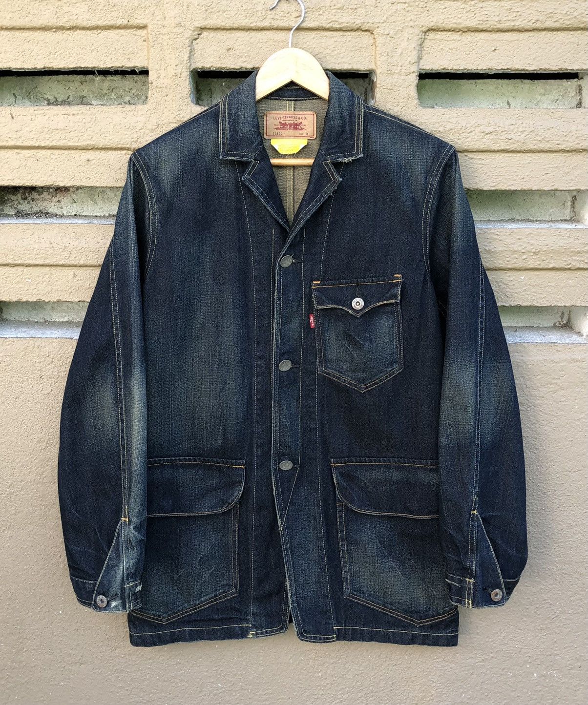 Levi's Vintage Clothing Vintage Levis Red Tab Workers Chore Denim Jacket Size US M / EU 48-50 / 2 - 4 Thumbnail