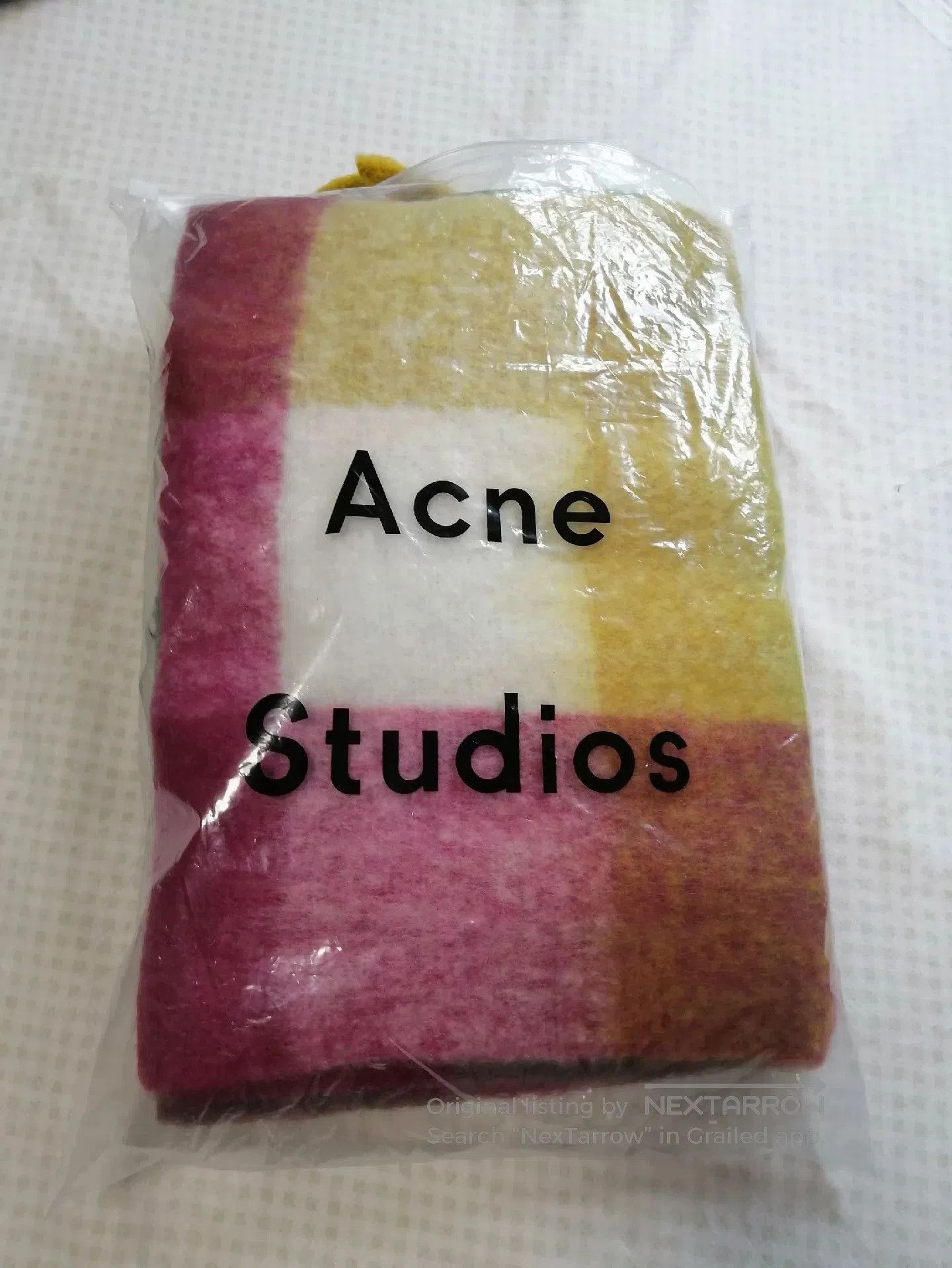 Acne Studios Acne Studios Classic Plaid Fringe Scarf. Size ONE SIZE - 7 Thumbnail