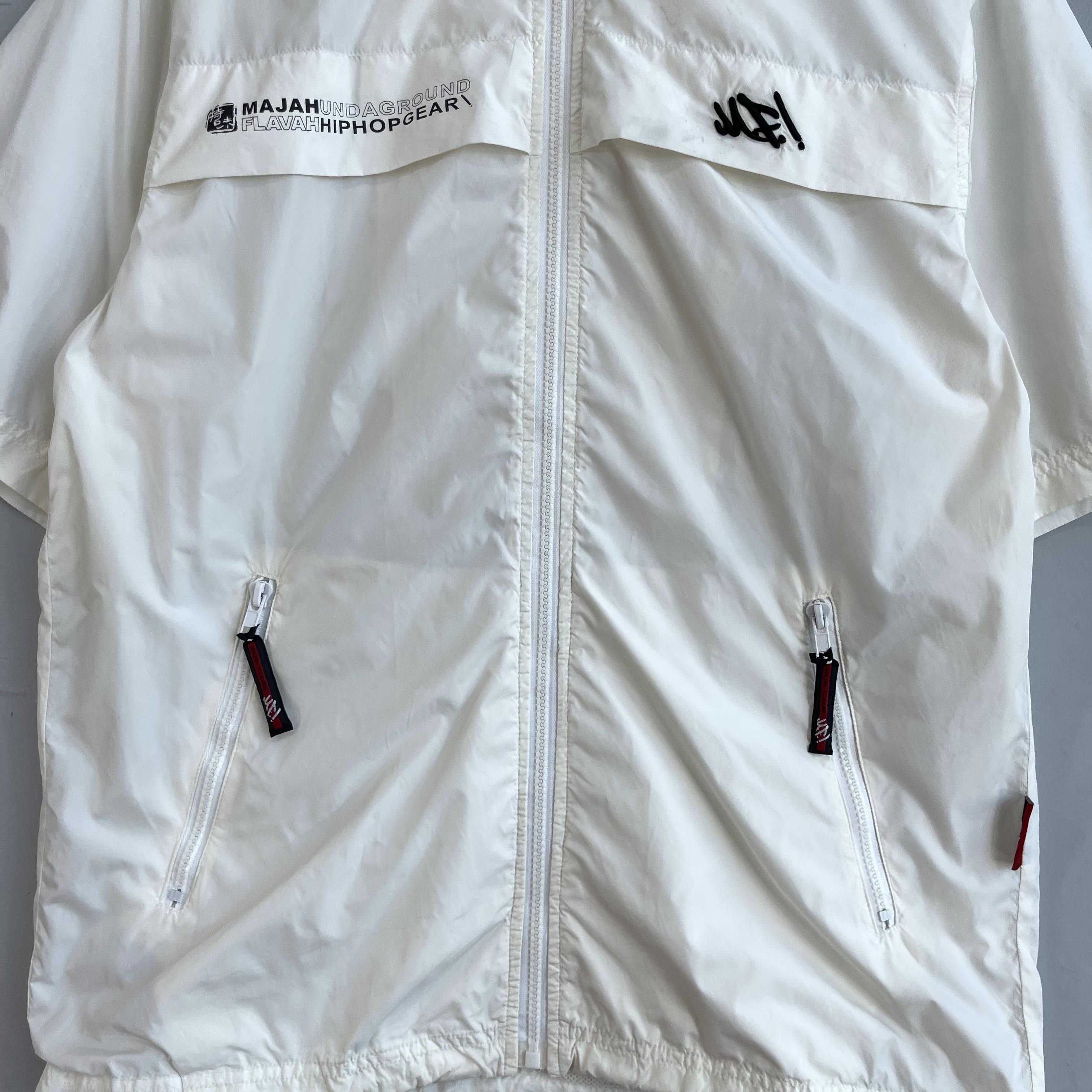 Japanese Brand MAJAH FLAVAH Hip Hop Windbreaker Short Sleeve Jacket Size US M / EU 48-50 / 2 - 7 Thumbnail