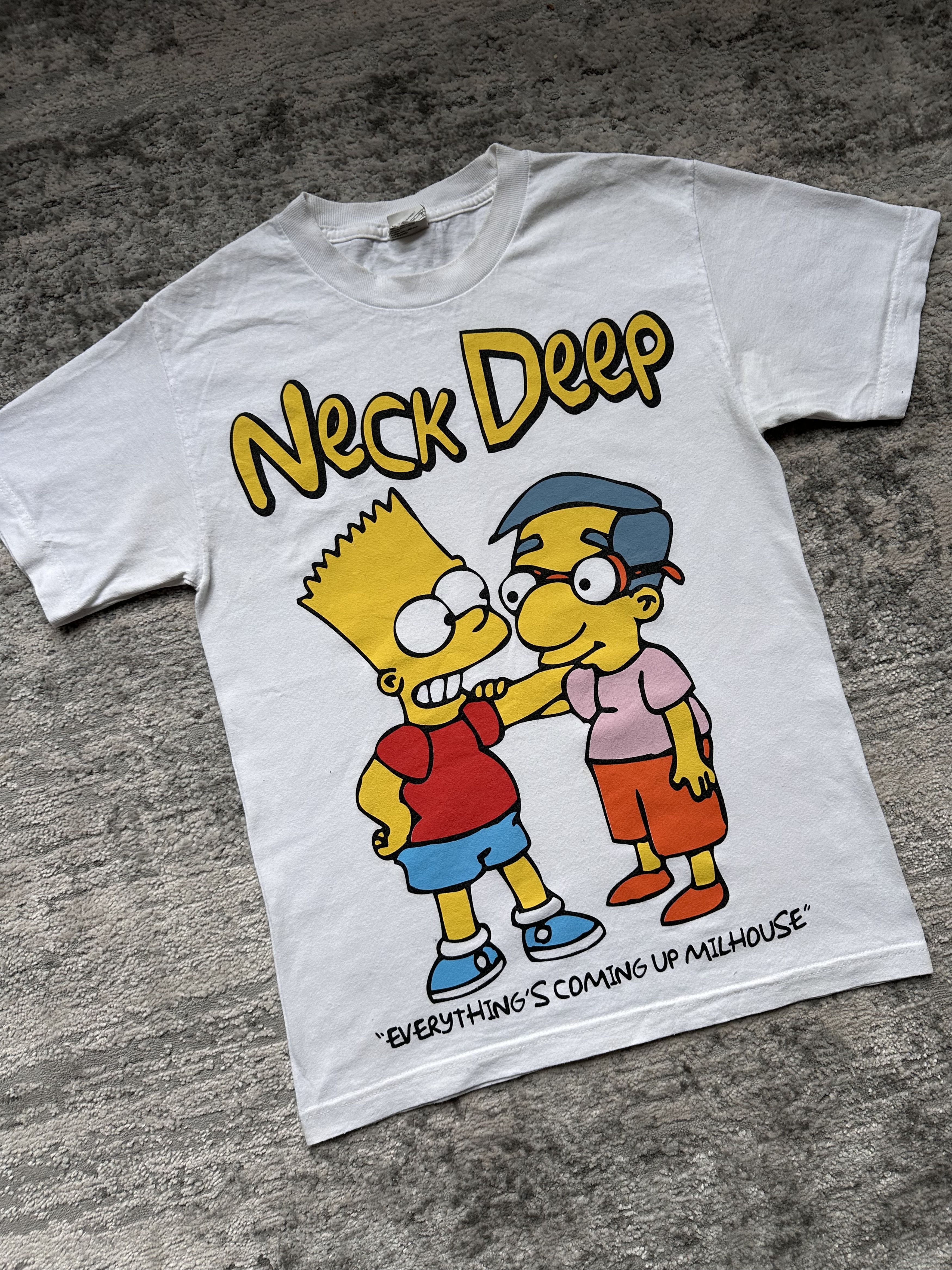 The Simpsons The Simpsons Bart Neck Deep vintage t shirt Size US S / EU 44-46 / 1 - 2 Thumbnail
