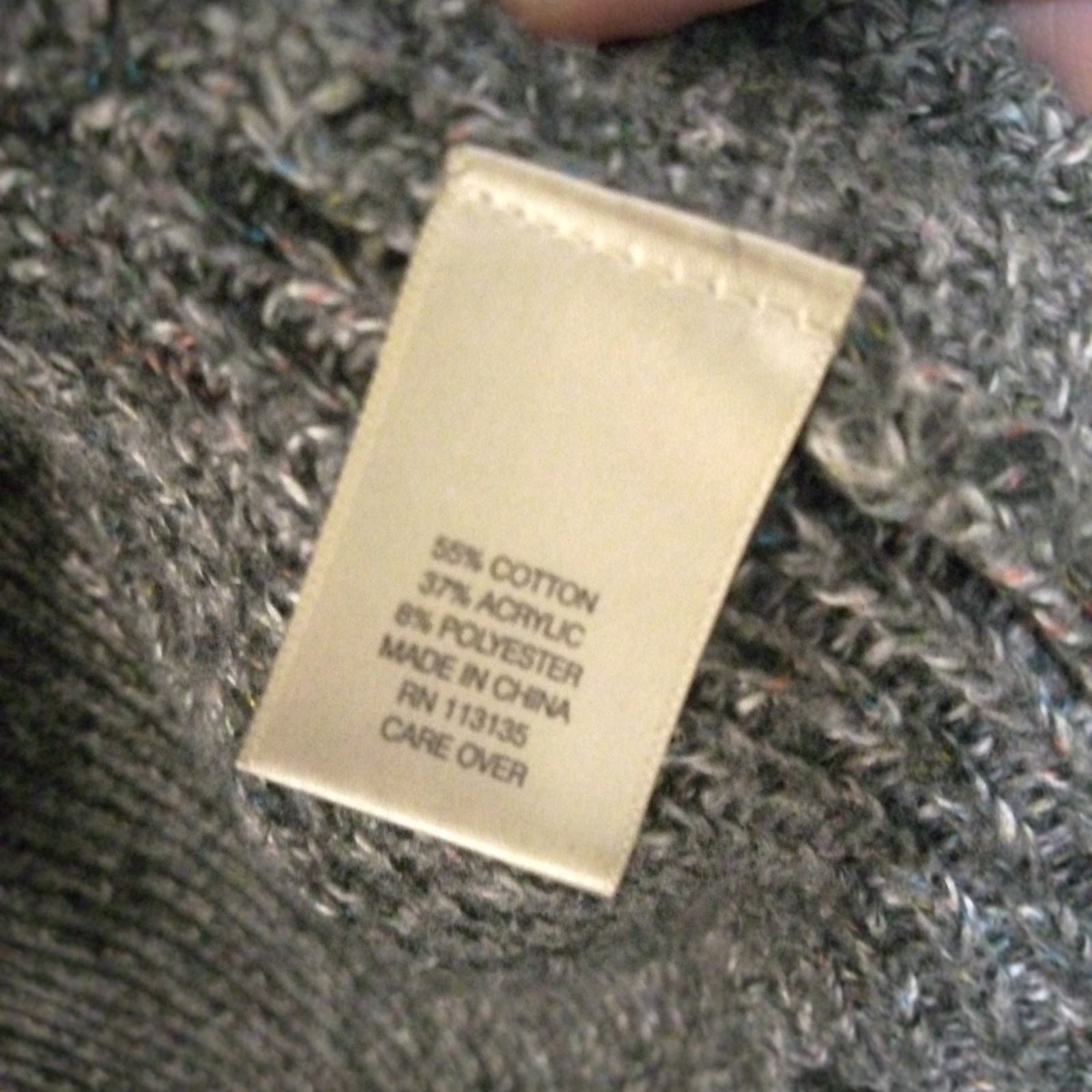 Other City Girl County Girl Grey Black Cardigan1 xl Knit Open Size XL / US 12-14 / IT 48-50 - 6 Thumbnail