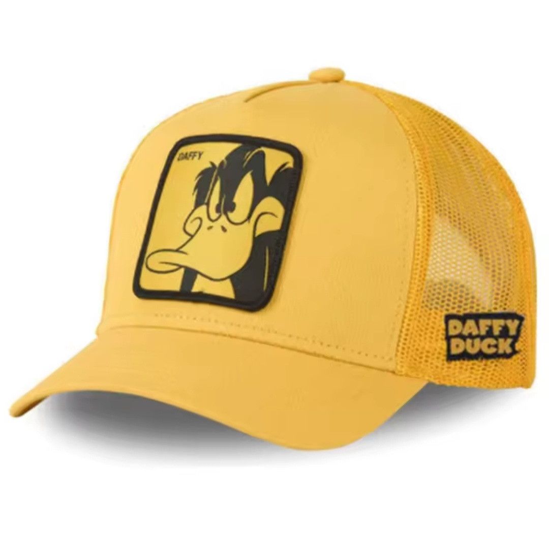 Warner Bros Custom Yellow Daffy Duck Trucker Hat by LOTUS Size ONE SIZE - 1 Preview