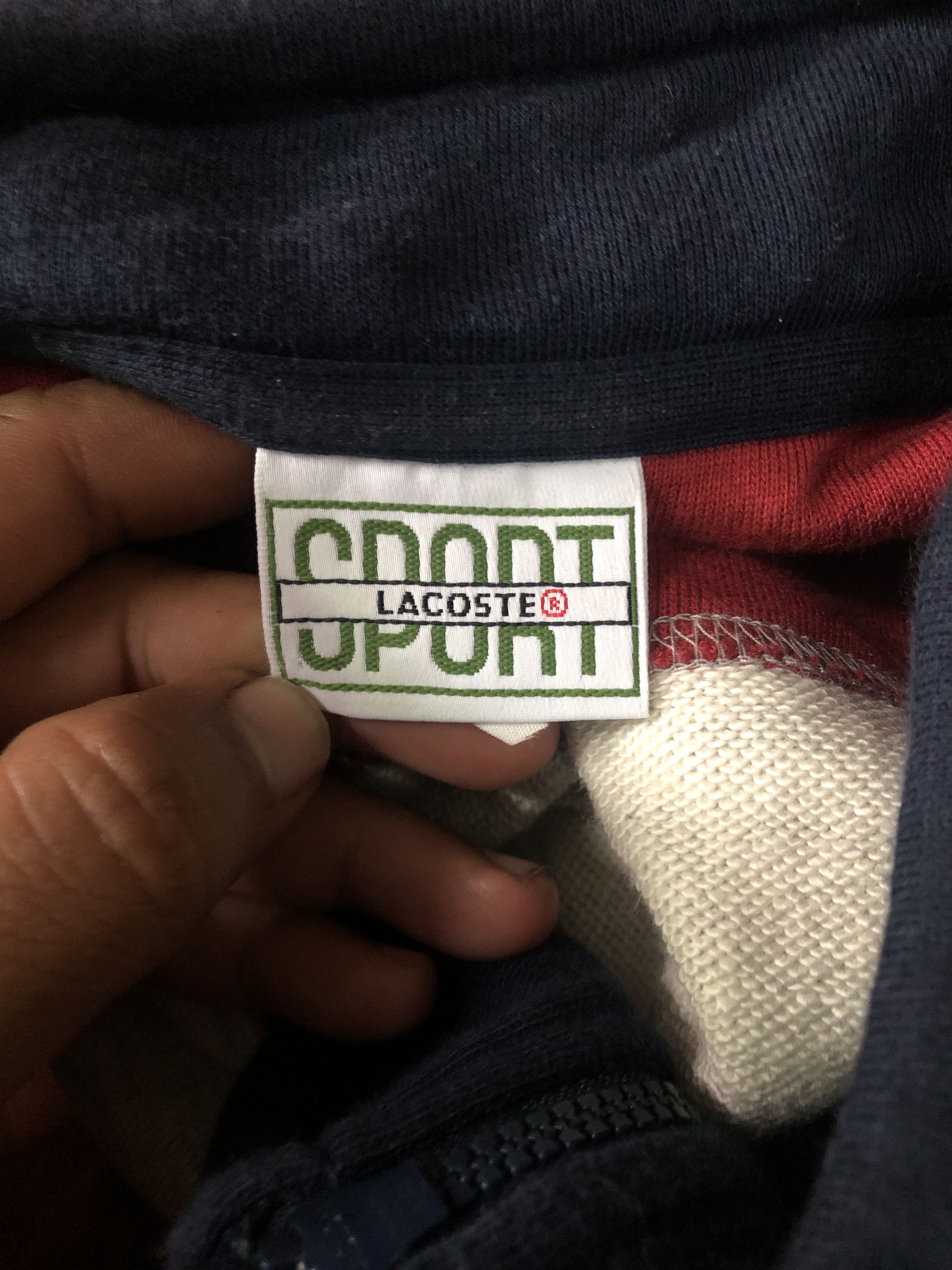 Lacoste Vintage Lacoste Half Zipper Sweatshirt Size US M / EU 48-50 / 2 - 3 Thumbnail