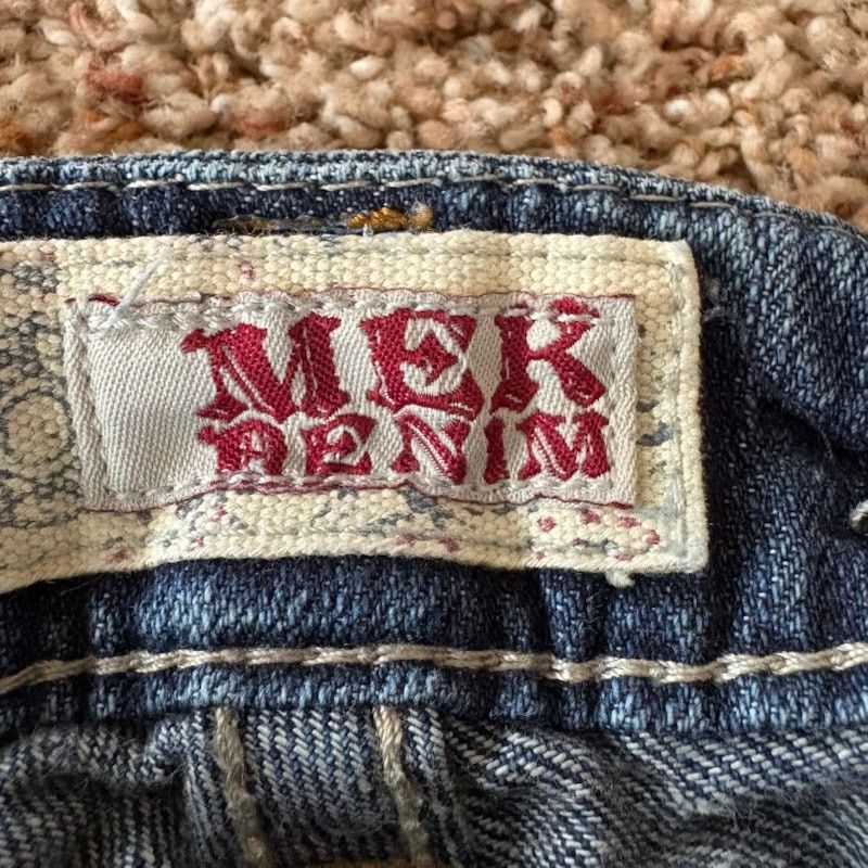 Mek Denim Mek Denim New Oaxaca Bootcut Jeans Size 28/34 Distressed Size 28" / US 6 / IT 42 - 3 Thumbnail