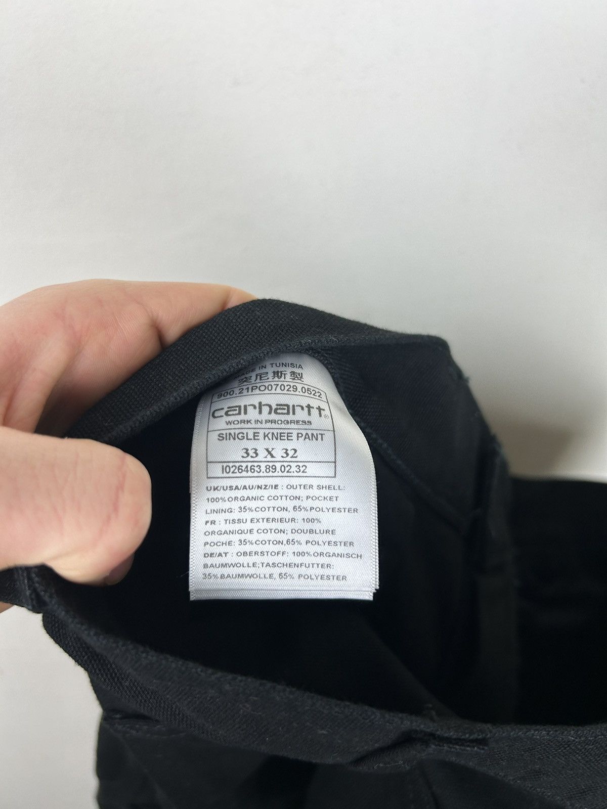Carhartt × Vintage Carhartt vintage Black CarpanterRuck Single Knee baggy pants Size US 33 - 7 Thumbnail