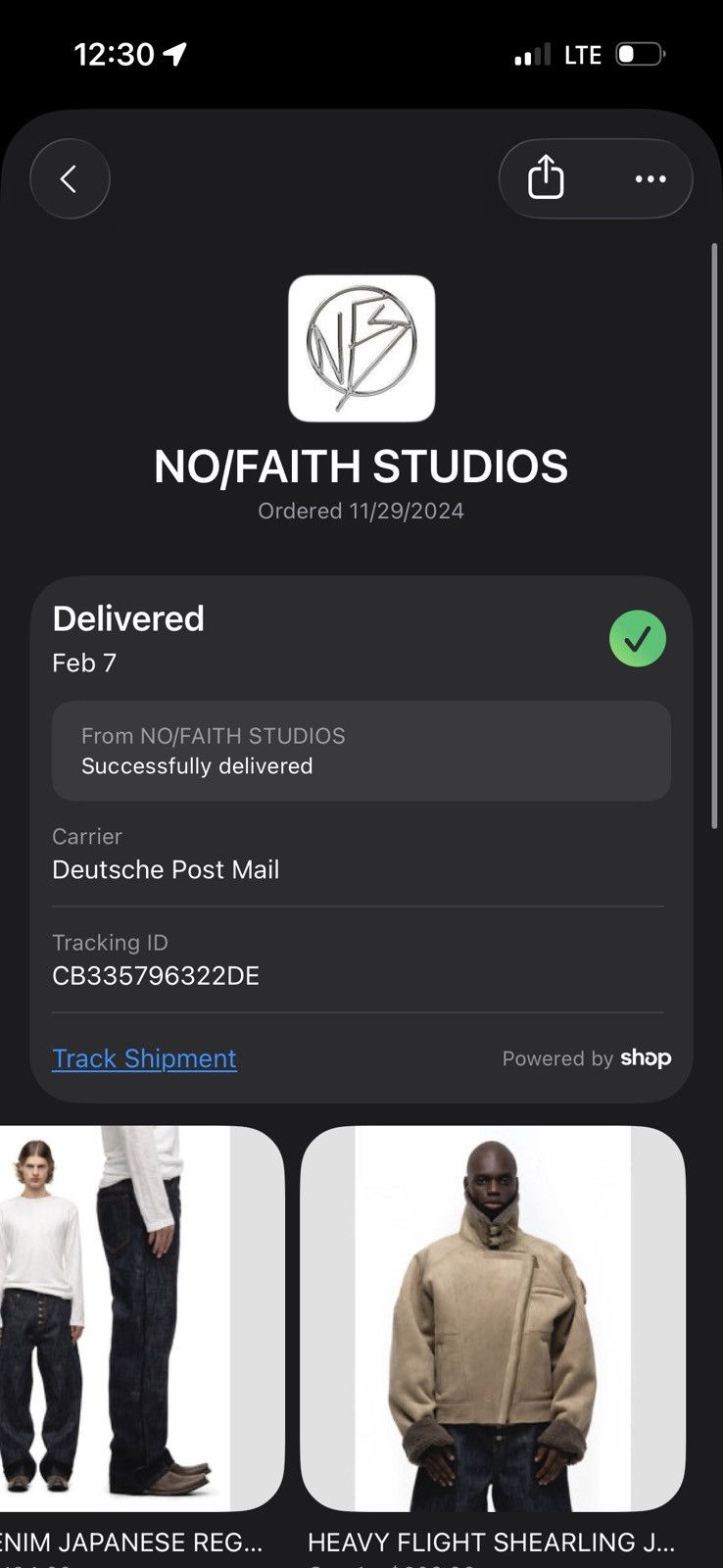 No Faith Studios NFS Flight Jacket Size US M / EU 48-50 / 2 - 6 Thumbnail