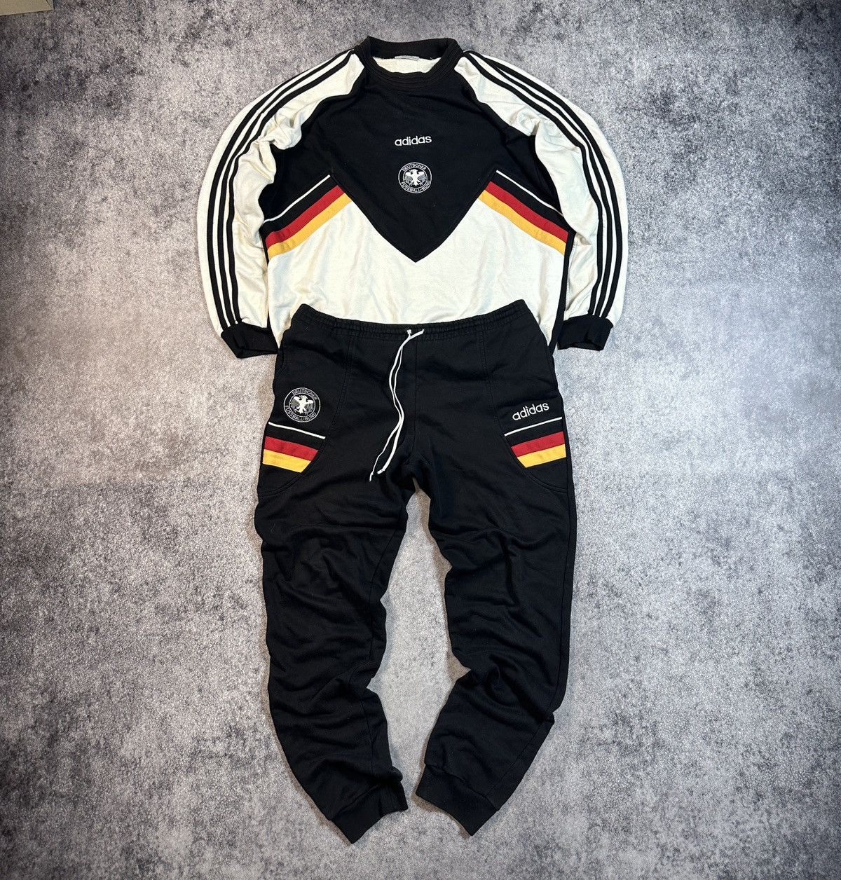 Adidas Vintage Adidas Germany Soccer Track Suits 90s Style Rare XL Size US XL / EU 56 / 4 - 1 Thumbnail