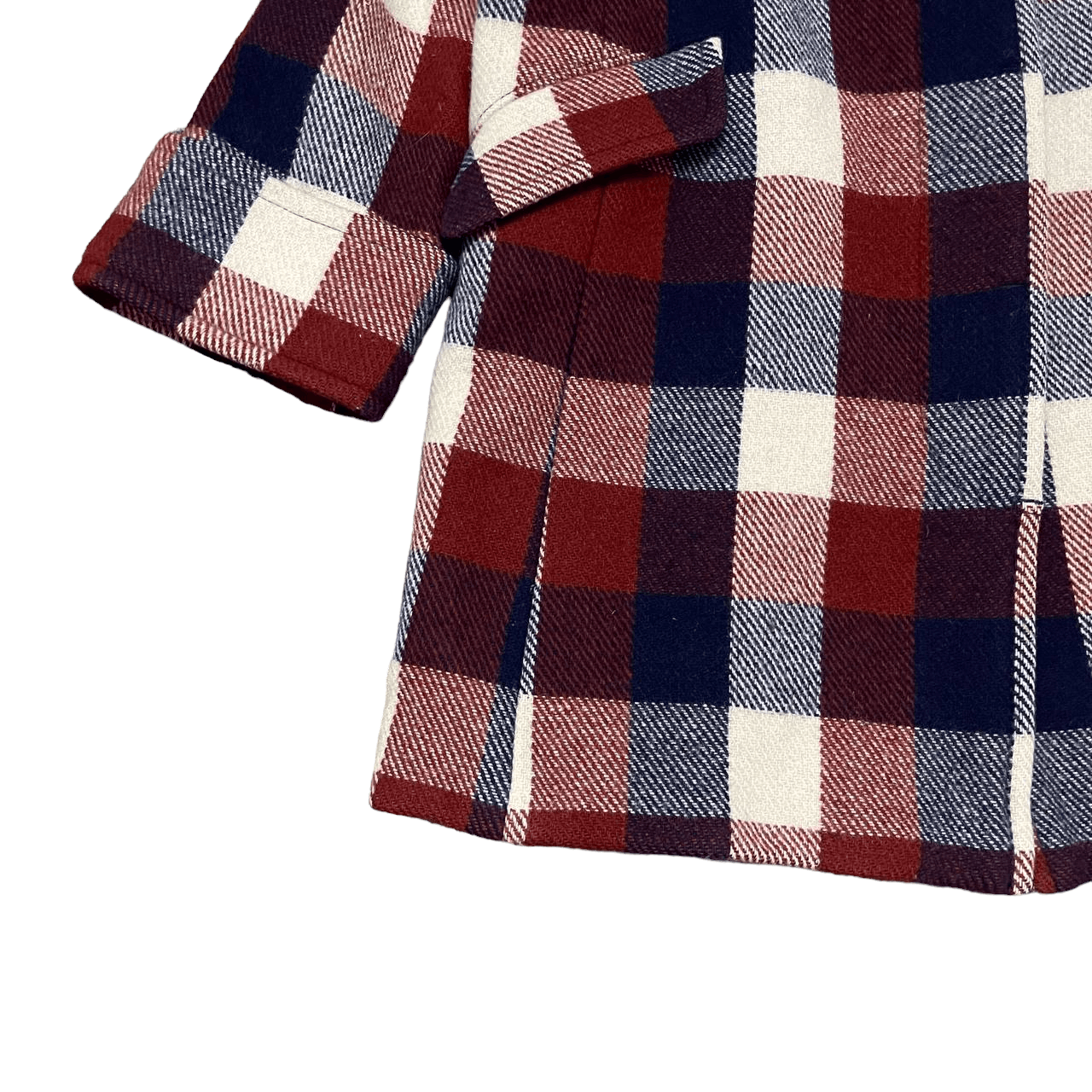 Hysteric Glamour Vintage Hysteric Glamour Plaid Wool Coat Size M / US 6-8 / IT 42-44 - 3 Thumbnail