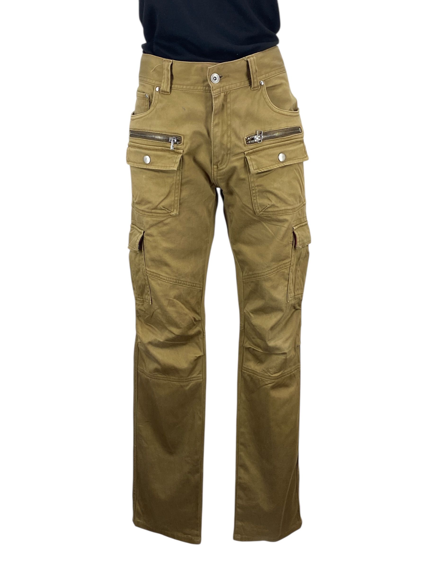 Japanese Brand Semantic Design Flare Jeans Bondage Jeans Multi Zipper Jeans Size US 29 - 2 Thumbnail