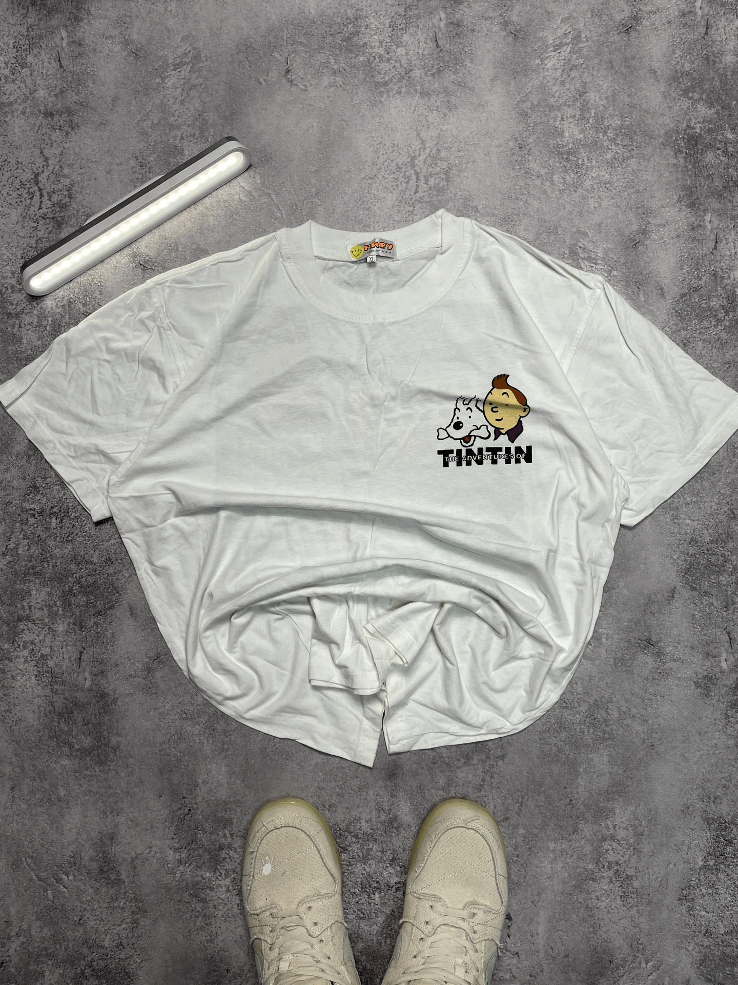 The Adventures Of Tintin The Blue Lotus T-Shirt Size XL