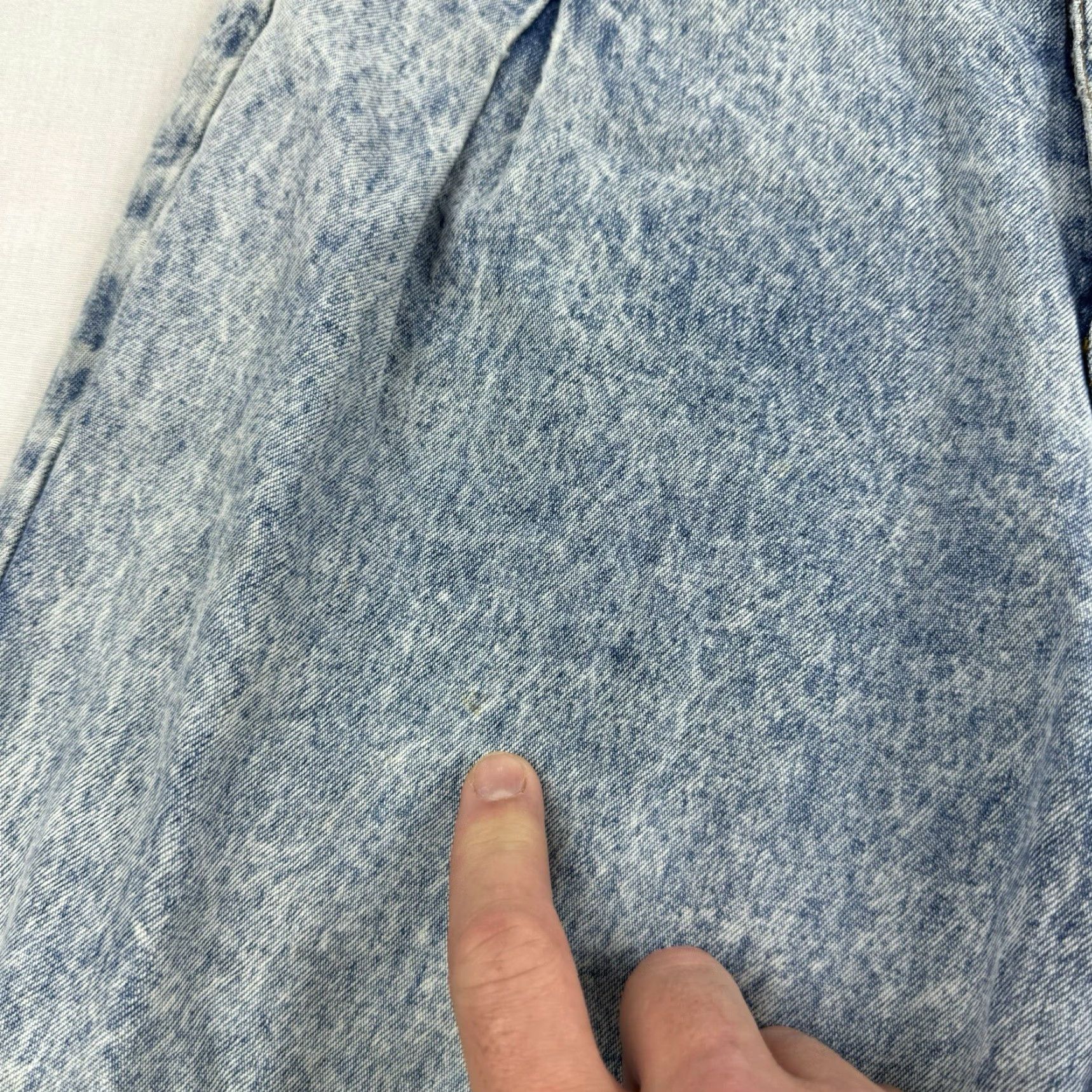 Vintage VINTAGE UNIONBAY JEANS WOMENS 3 BLUE HIGH WAIST HIPSTER PUNK 1980S SNAPS BUTTON Size 26" / US 2 / IT 38 - 5 Thumbnail