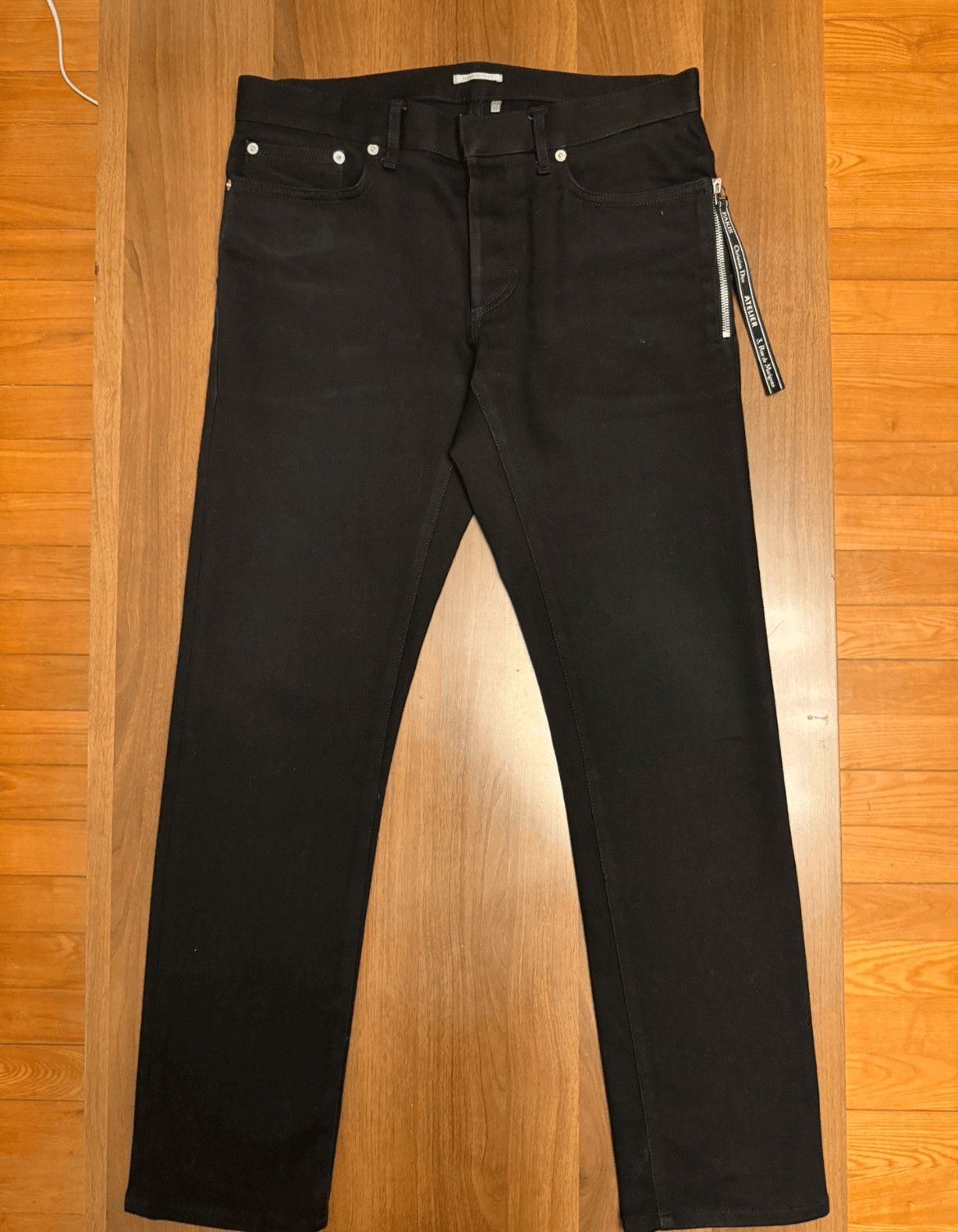 Dior Dior Sz 30 Dior 18SS Logo Stripe Denim-2506 Size US 30 / EU 46 - 1 Thumbnail