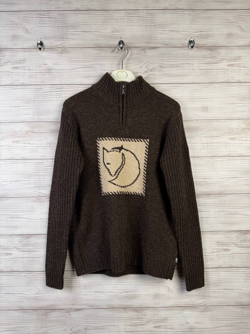 Fjallraven Men’s Wool Sweater Long Sleeve Fjalraven Size M Size US M / EU 48-50 / 2 - 1 Thumbnail