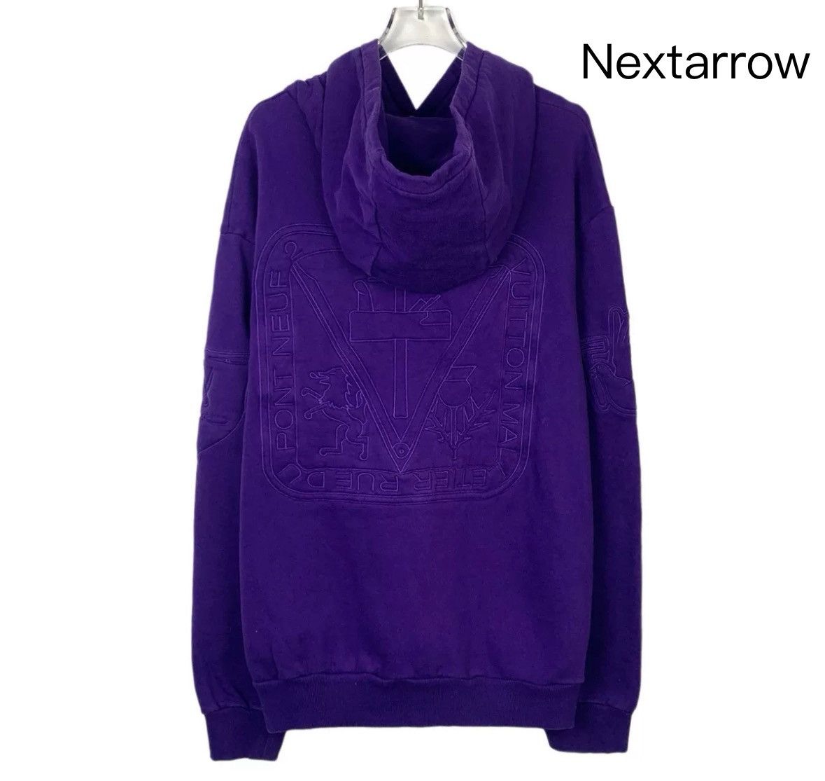 Louis Vuitton Louis Vuitton Lv Purple cotton long sleeved sweatshirt Size US L / EU 52-54 / 3 - 2 Thumbnail
