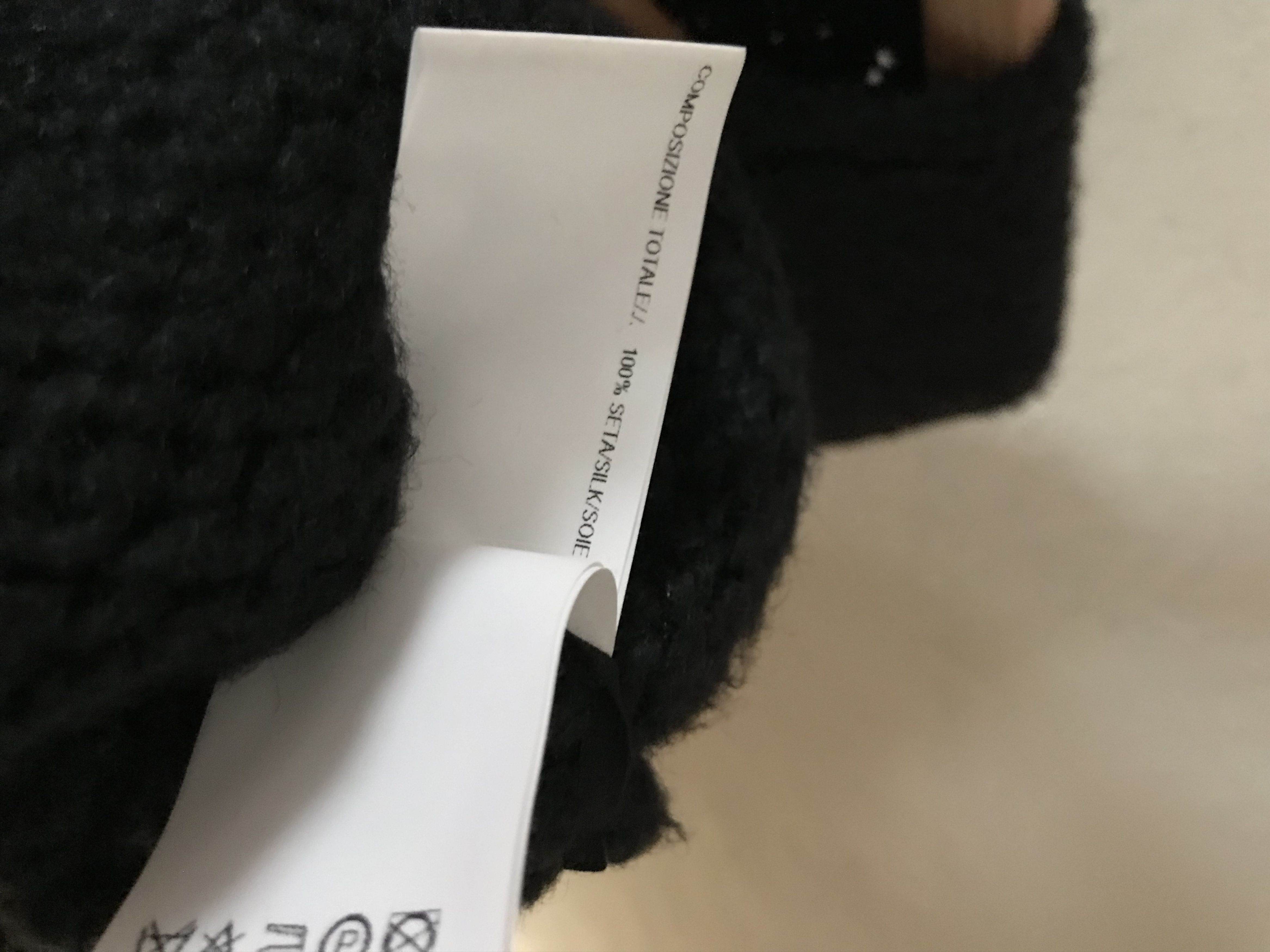 Rick Owens FW15 Rick Owens Sphinx heavy knit silk sweater, dark blue Size US XL / EU 56 / 4 - 8 Thumbnail
