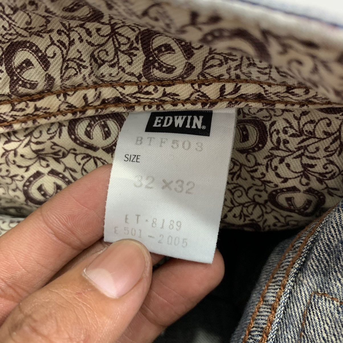 Edwin Vtg Edwin 503 Japan 🎌 Size US 32 / EU 48 - 8 Thumbnail