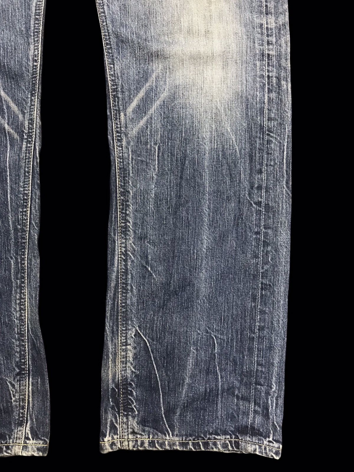 Edwin 💥DENIM ART💥ARCHIVAL EDWIN 503 SICK FADES DENIM F308 Size US 34 / EU 50 - 7 Thumbnail