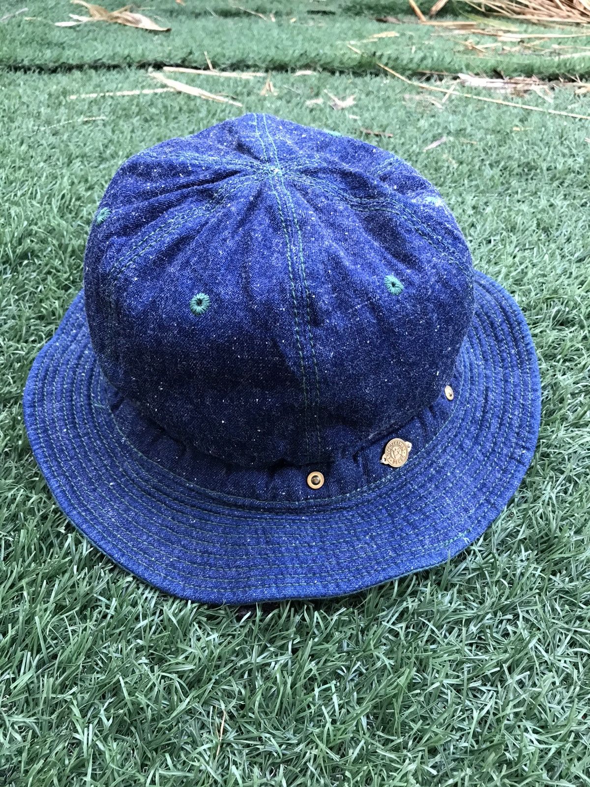 Beams Plus × Indigo × Japanese Brand Beams X Decho Bucket hat Size ONE SIZE - 10 Thumbnail