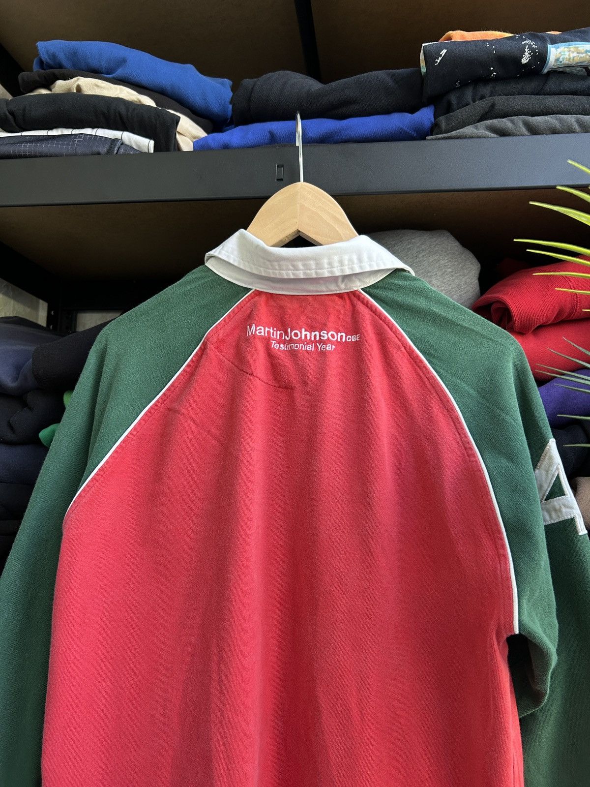 Rugby Ralph Lauren × Vintage Vintage Martine Johnson 🏉rare rugby long-sleeved jersey Size US M / EU 48-50 / 2 - 3 Thumbnail